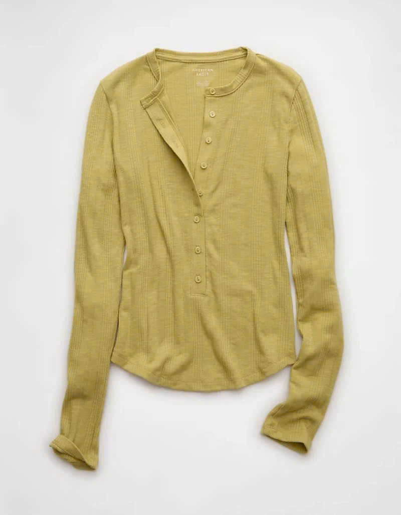 Áo tay dài phối cúc ( GHI )_thumbnail_5