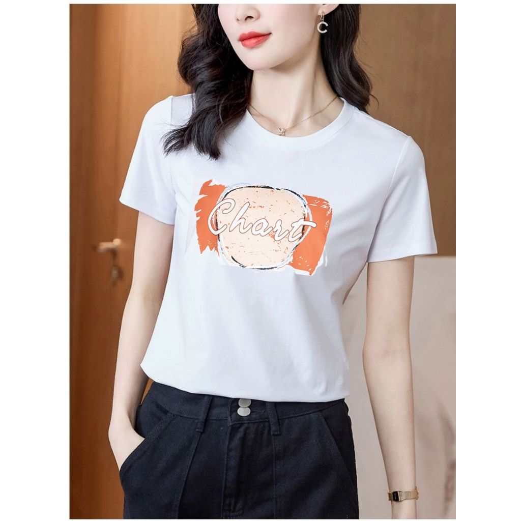 [Form Vừa] Áo thun nữ form vừa in hình thời trang - Áo phông XẢ lẻ size LOZA XA0010_thumbnail_1