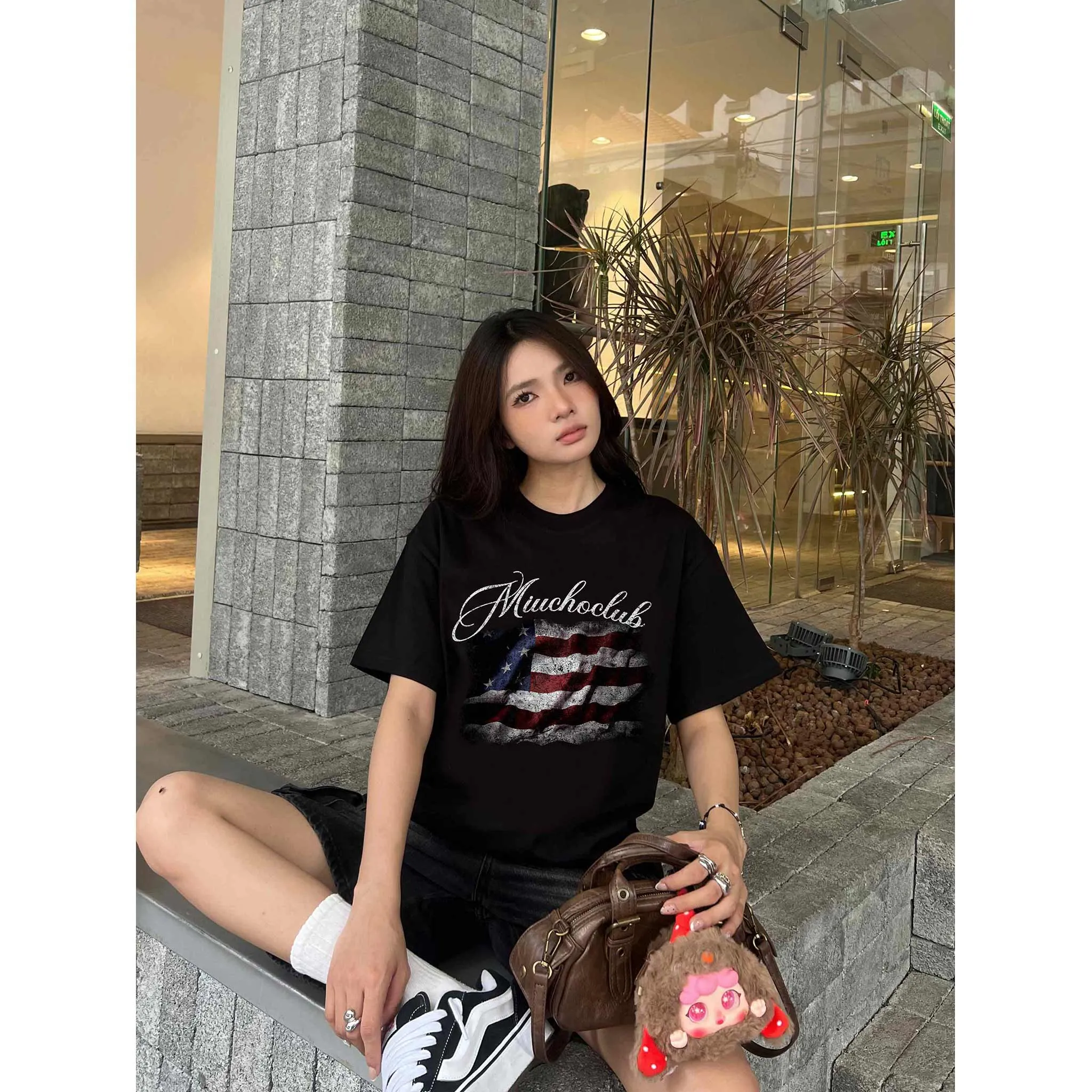 Áo thun nam form boxy local brand Miucho Club 2523 phong cách đường phố, trẻ trung vải cotton thoáng mát_thumbnail_4
