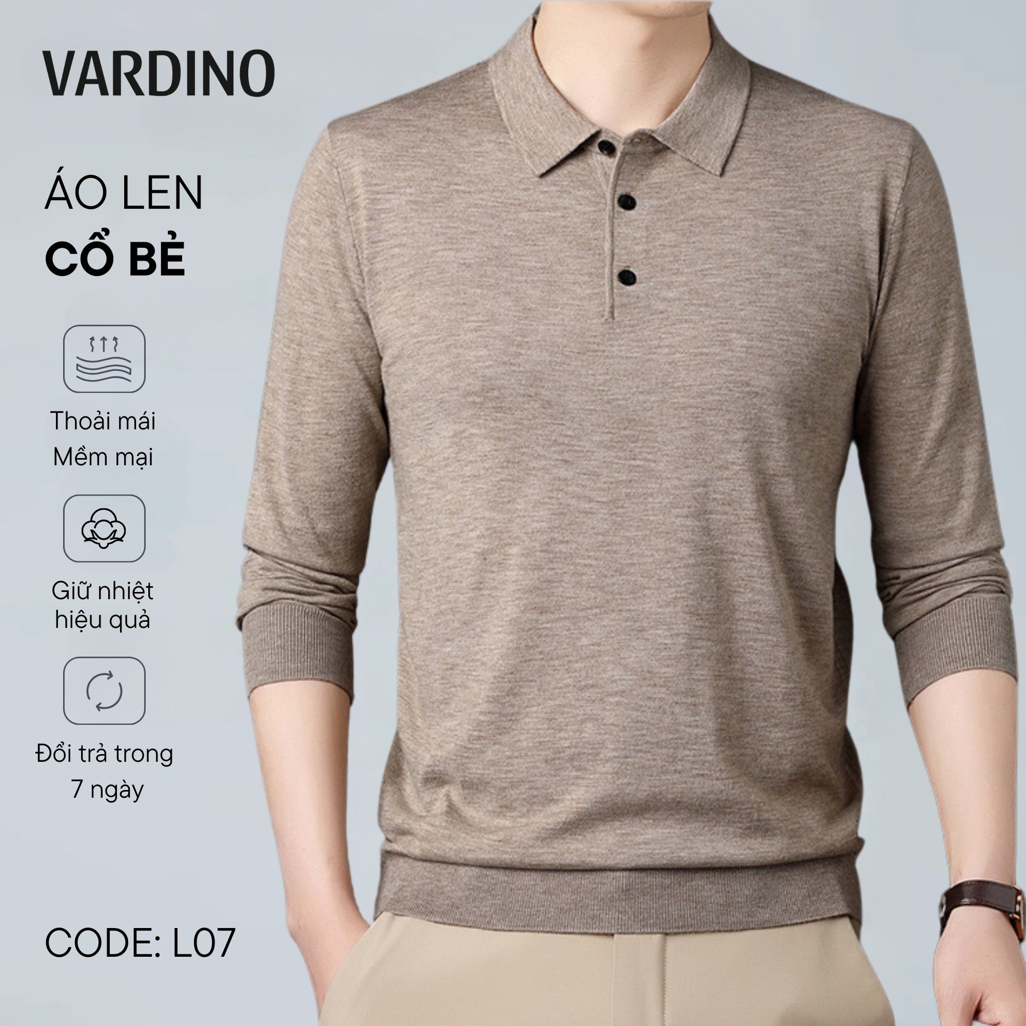 Áo len nam Vardino L09