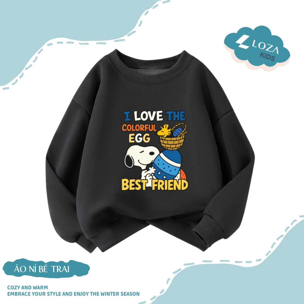 Áo sweater bé trai in hình BST Snoopy nhiều mẫu - Loza Kids IN010_thumbnail_12