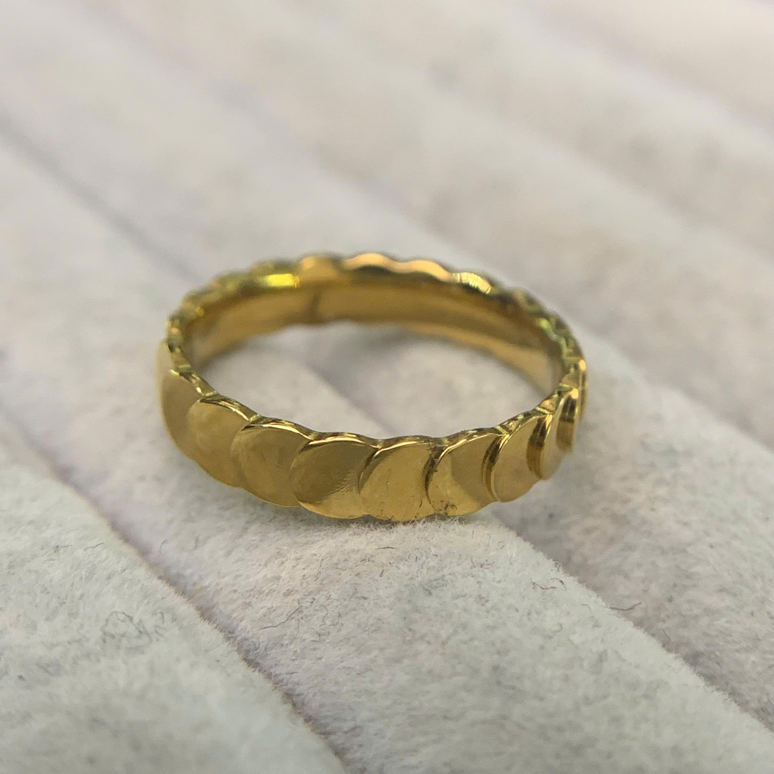 nhẫn kiểu titan vàng kiểu vẩy rồng size 6_thumbnail_2