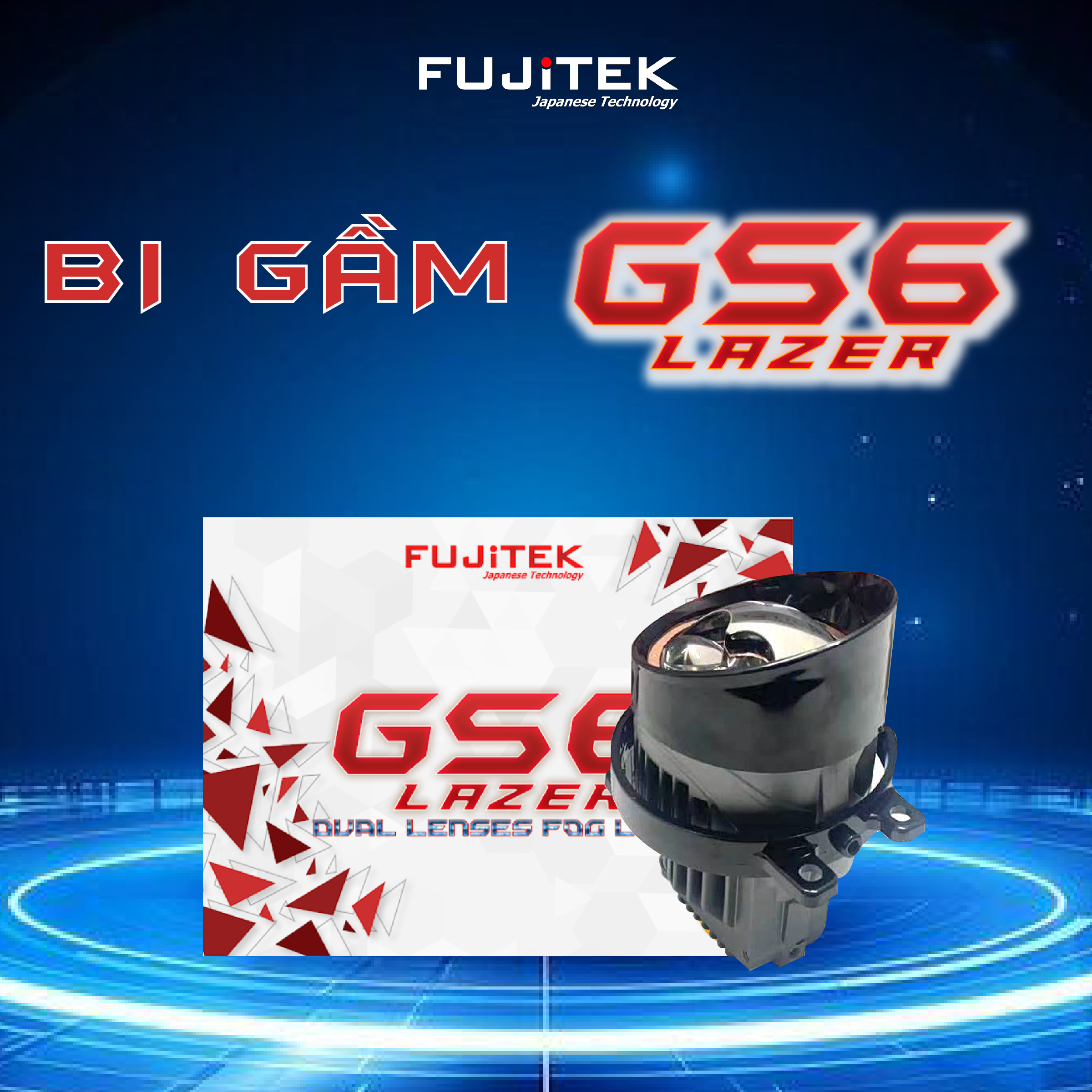 Fujitek GS6 Lazer Bi gầm 3 inch 3 màu tích hợp_thumbnail_5