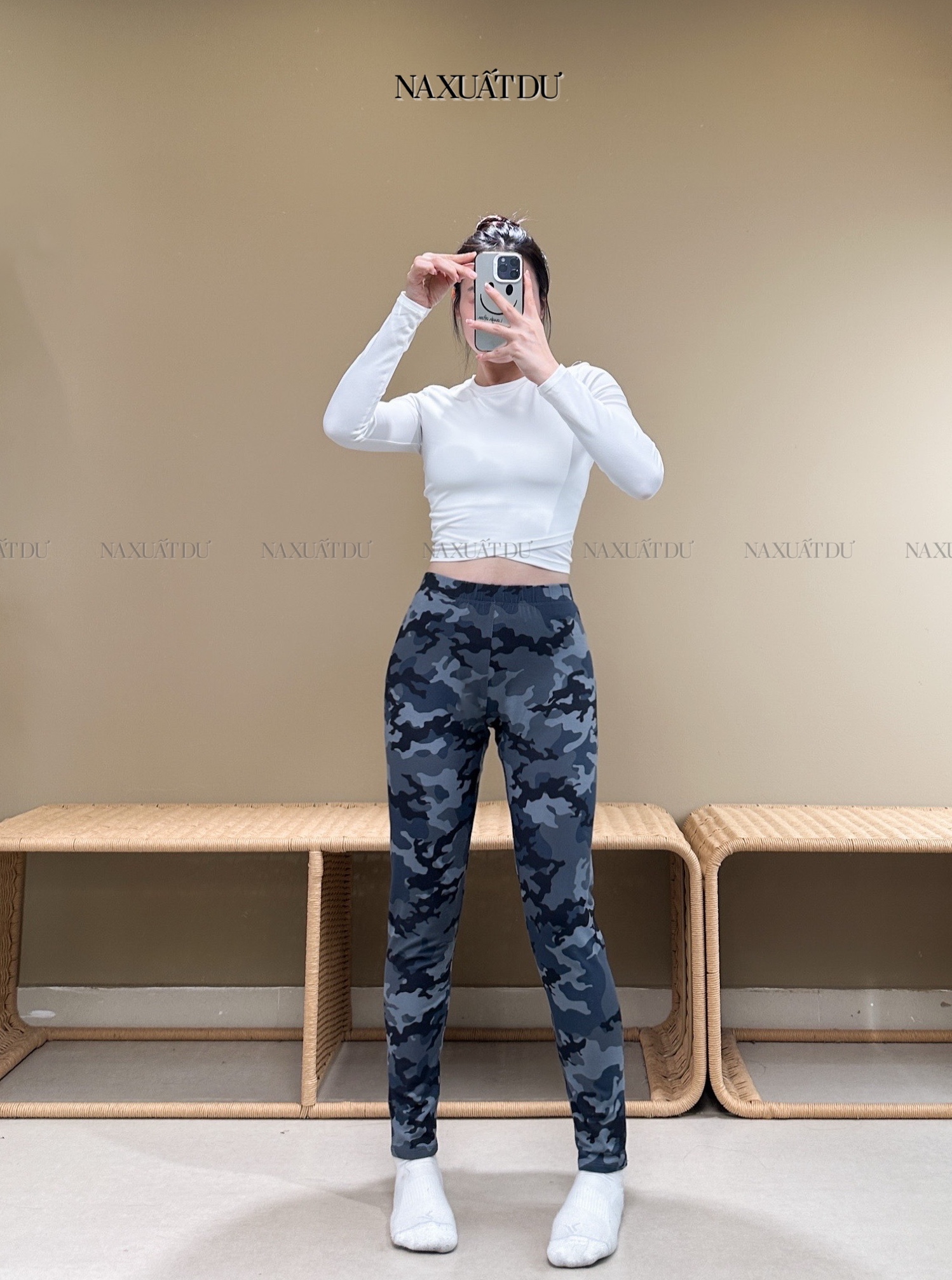 Set 4 quần legging hoạ tiết - Q204 (SALE)_thumbnail_16