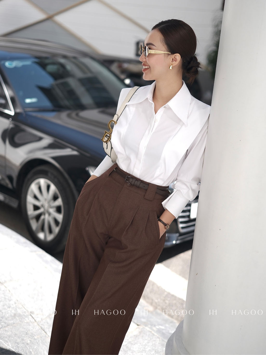 Quần denim 2 ly diễu chỉ HAGOO_thumbnail_8