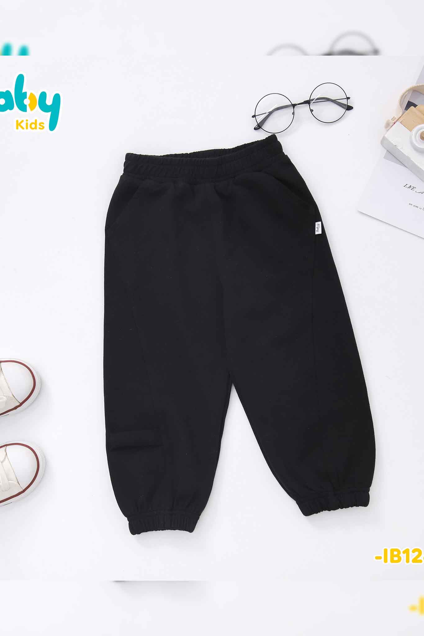 Quần dài bổ phối gấu bo_thumbnail_1