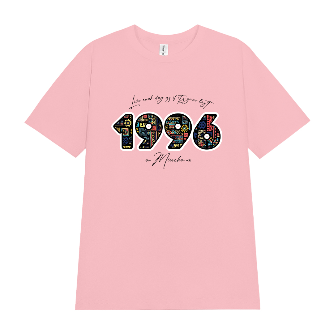 Áo thun nữ in năm sinh 1996 form vừa regular vải cotton 4c thoáng mát ARD1783 Miucho Chic in mix_thumbnail_7