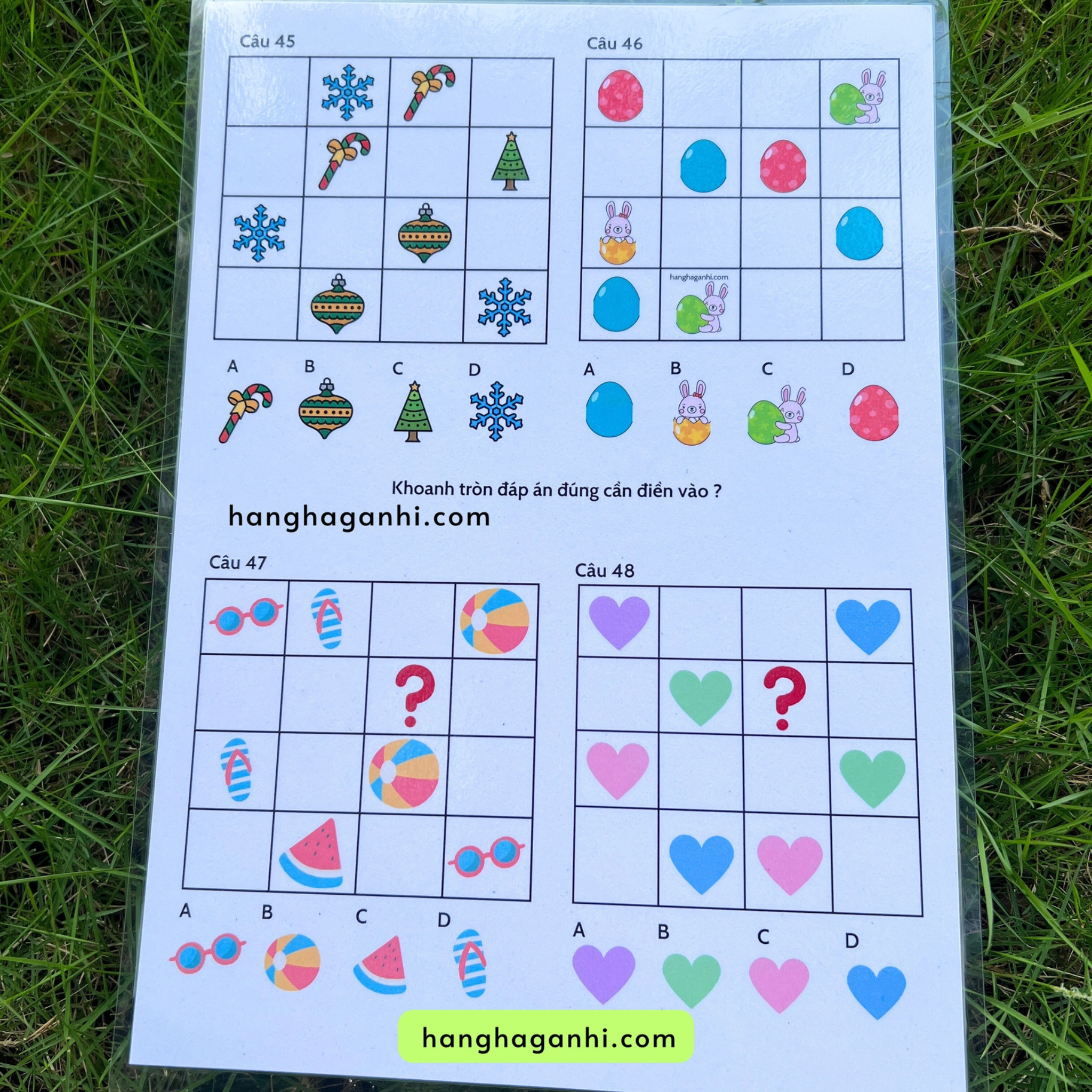 Học liệu Tư Duy sáng tạo Sudoku cho bé, bóc dán, viết xóa được_thumbnail_11