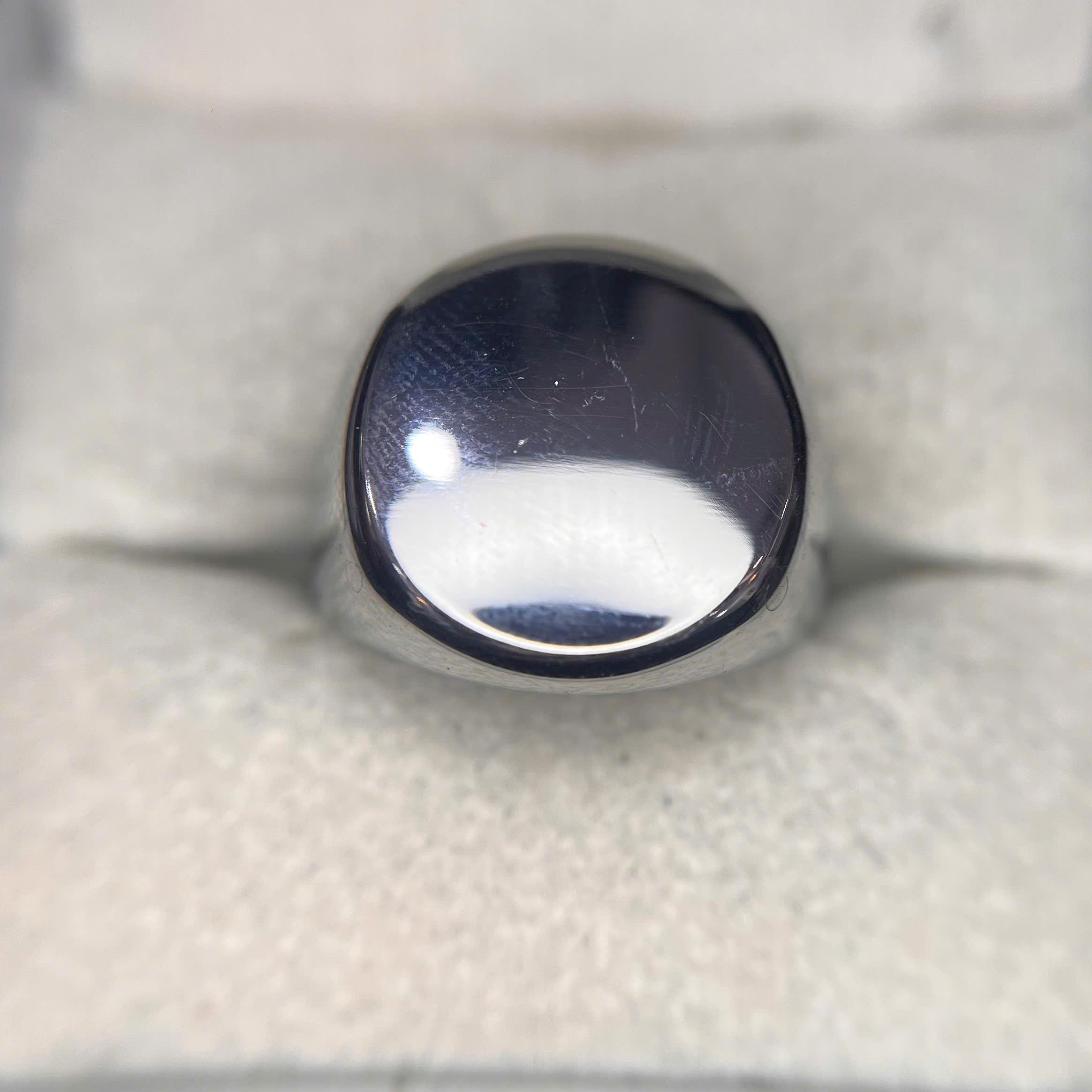 nhẫn kiểu titan mặt tròn trơn bóng size 8_thumbnail_3