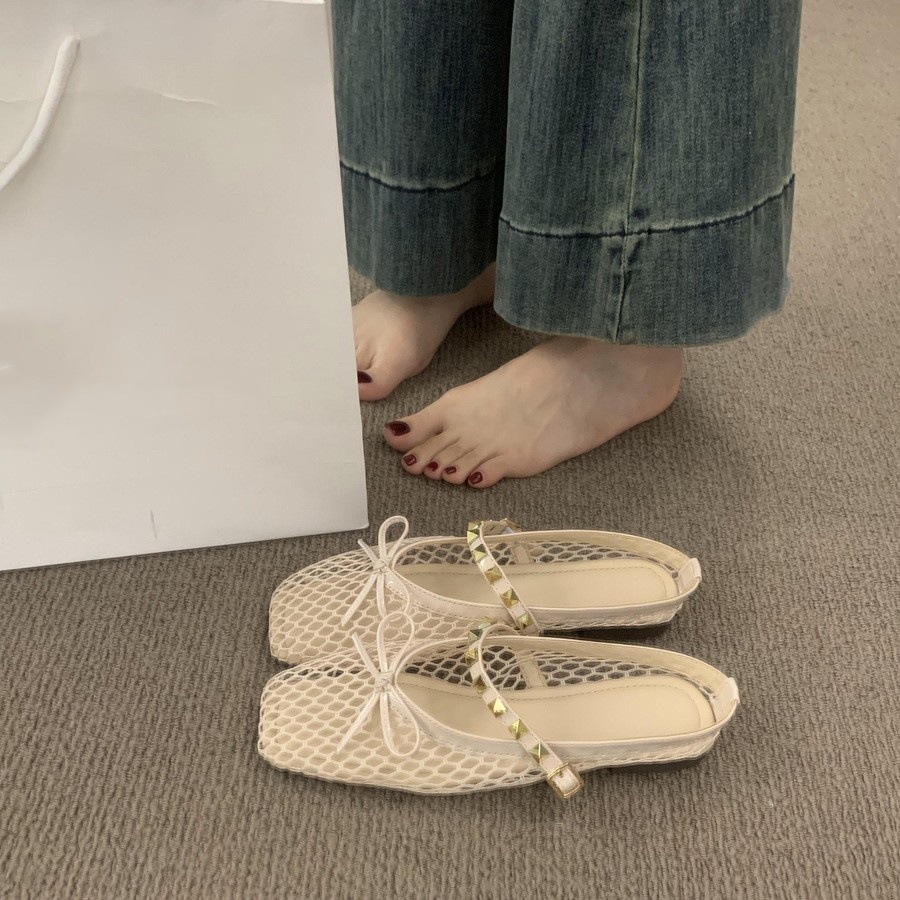 Giày Lưới Đính Đinh – Mesh Studded Flats_thumbnail_2