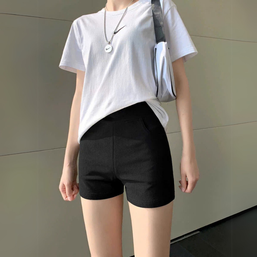 Quần đùi nữ vải umi co giãn 4 chiều - Quần legging đùi nữ Loza LQ035225_thumbnail_0