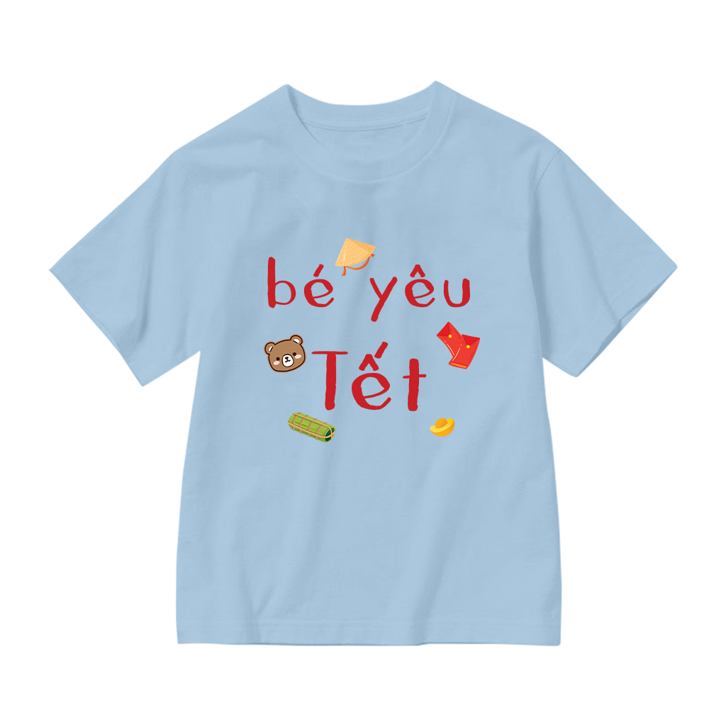 Áo thun bé yêu Tết Bính Ngọ Kado vải cotton dày dặn thoáng mát cổ tròn in mix 3002_thumbnail_13