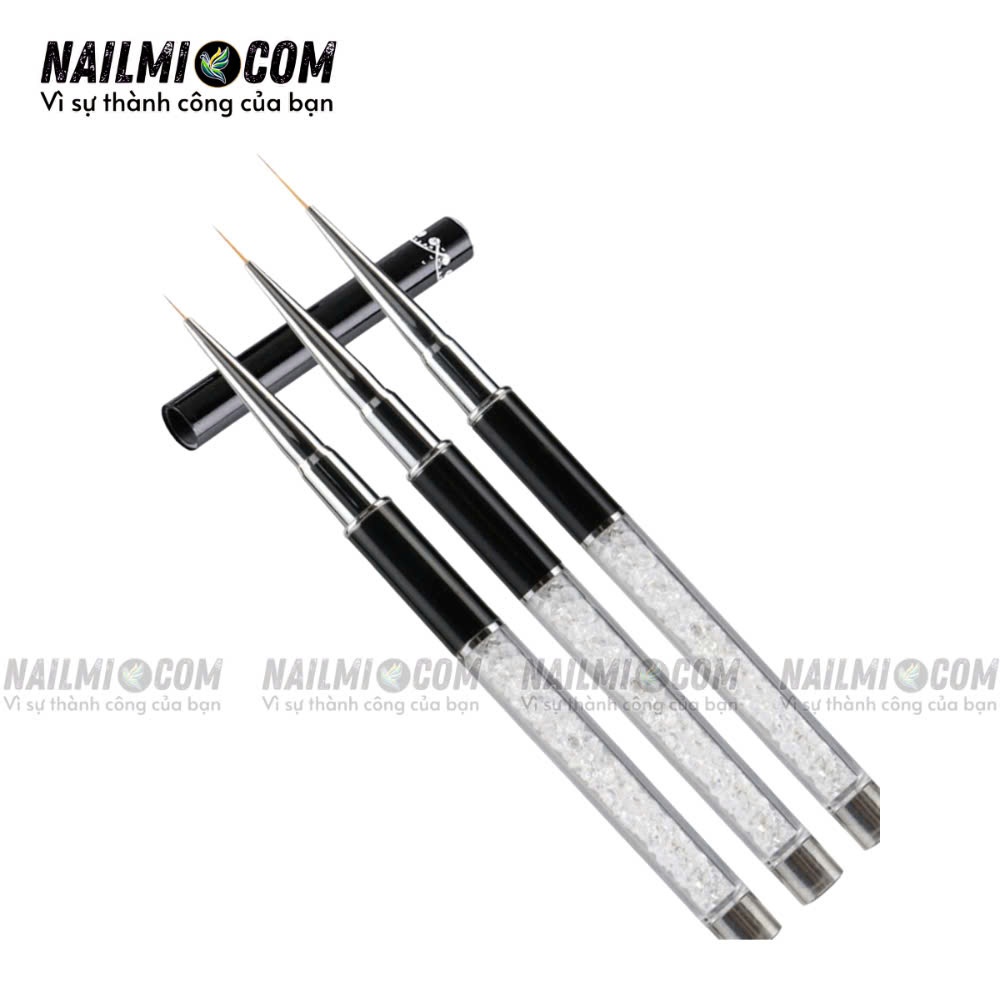 Cọ nét - cọ râu vẽ móng tay - 11mm - cán đá