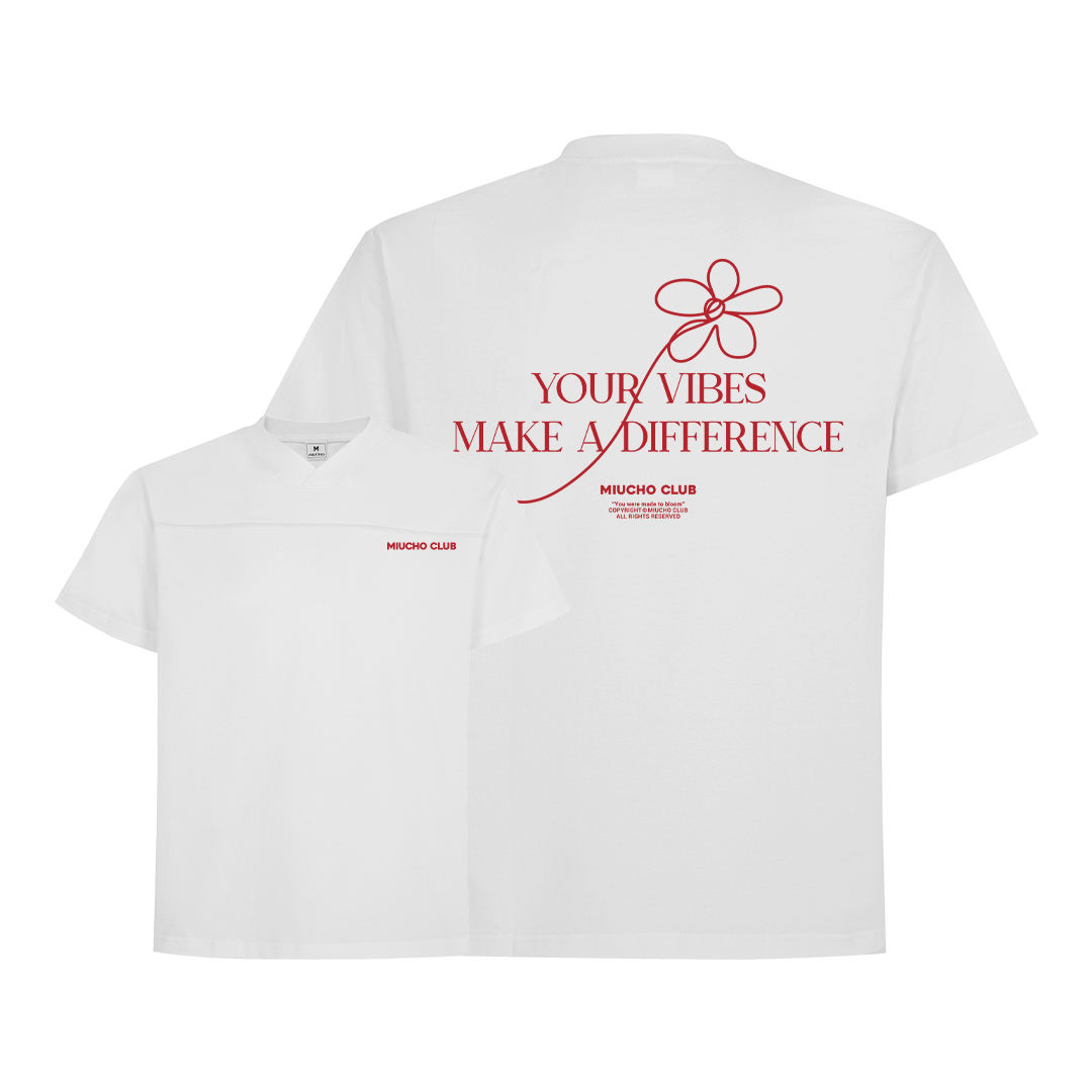 Áo thun cổ tim local brand form rộng chất vải cotton 2C 250GSM 1728 Miucho in basic_thumbnail_4