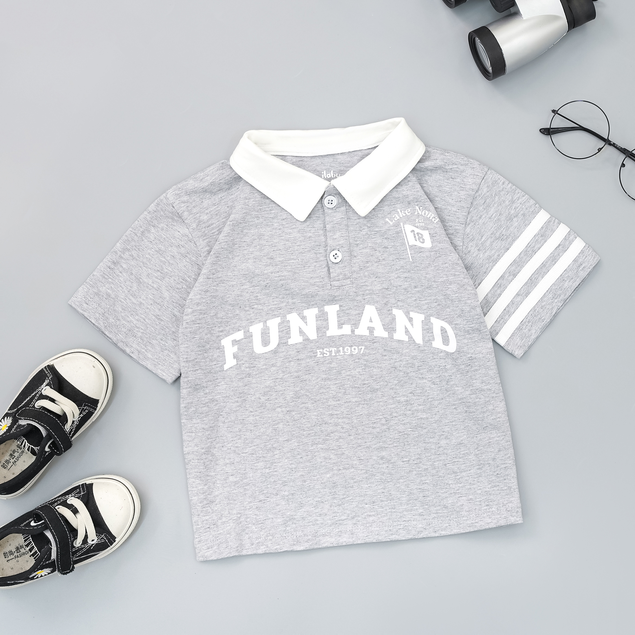 Áo thun cổ trụ tay ốp dây dệt_thumbnail_2