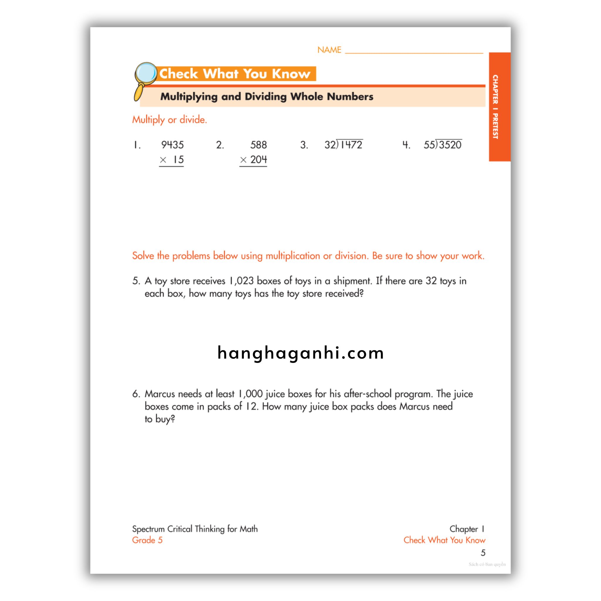 Sách Spectrum Critical Thinking for Math Workbook Grade 5_thumbnail_10
