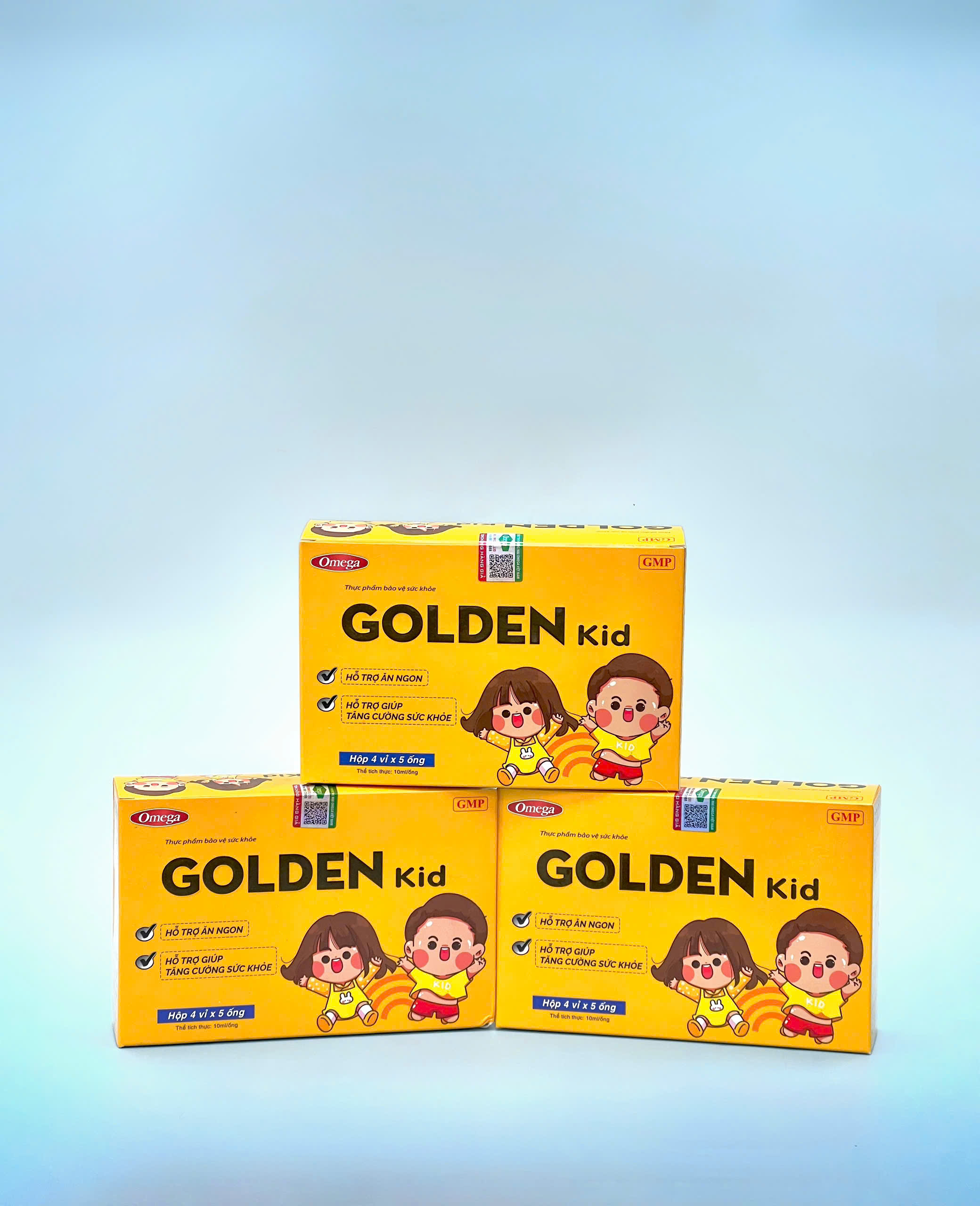 Golden Kid Omega Thực phẩm hỗ trợ ăn ngon và phát triển toàn diện cho trẻ