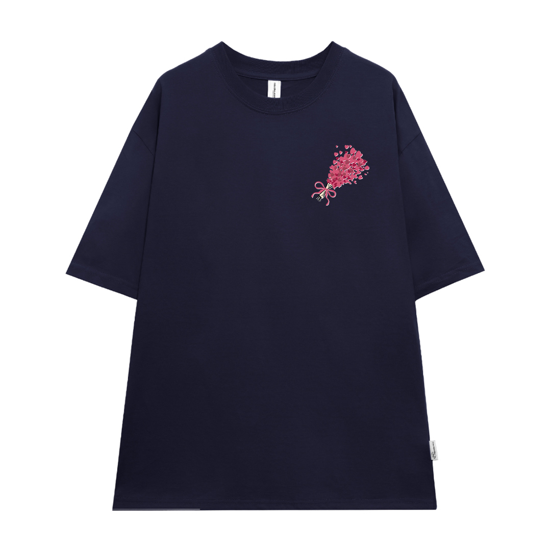 Áo thun cặp nam nữ trái tim form rộng 1943 Miucho cổ tròn vải 4c cotton 220gsm thoáng mát in mix_thumbnail_19