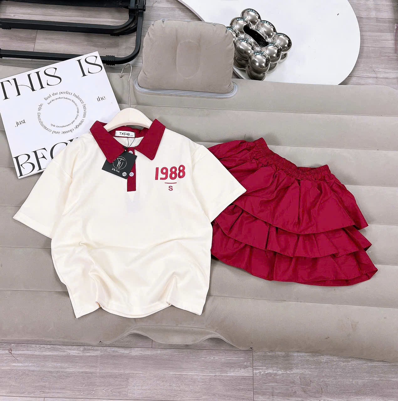 [E85] Set váy polo 1988