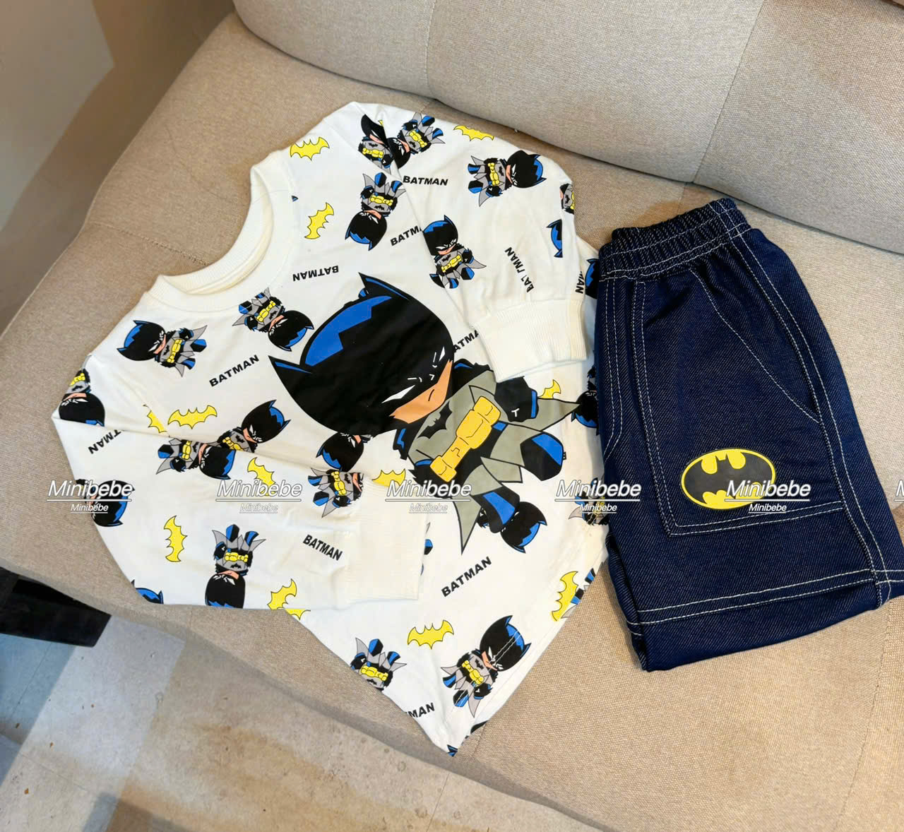 C83 BỘ DÀI BATMAN CẢ ÁO - A210.359