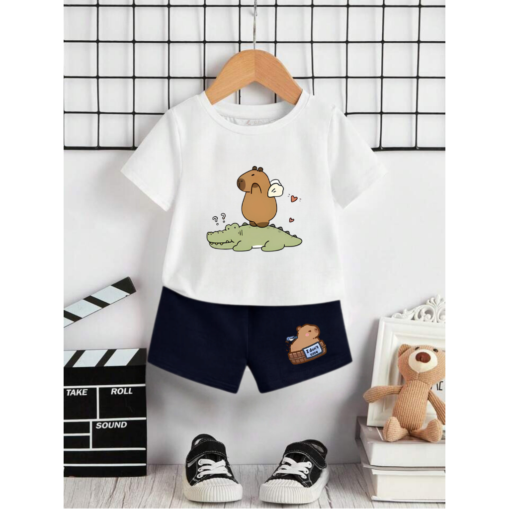 Bộ đồ bé trai in hình Capybara - Loza Kids SB106_thumbnail_1