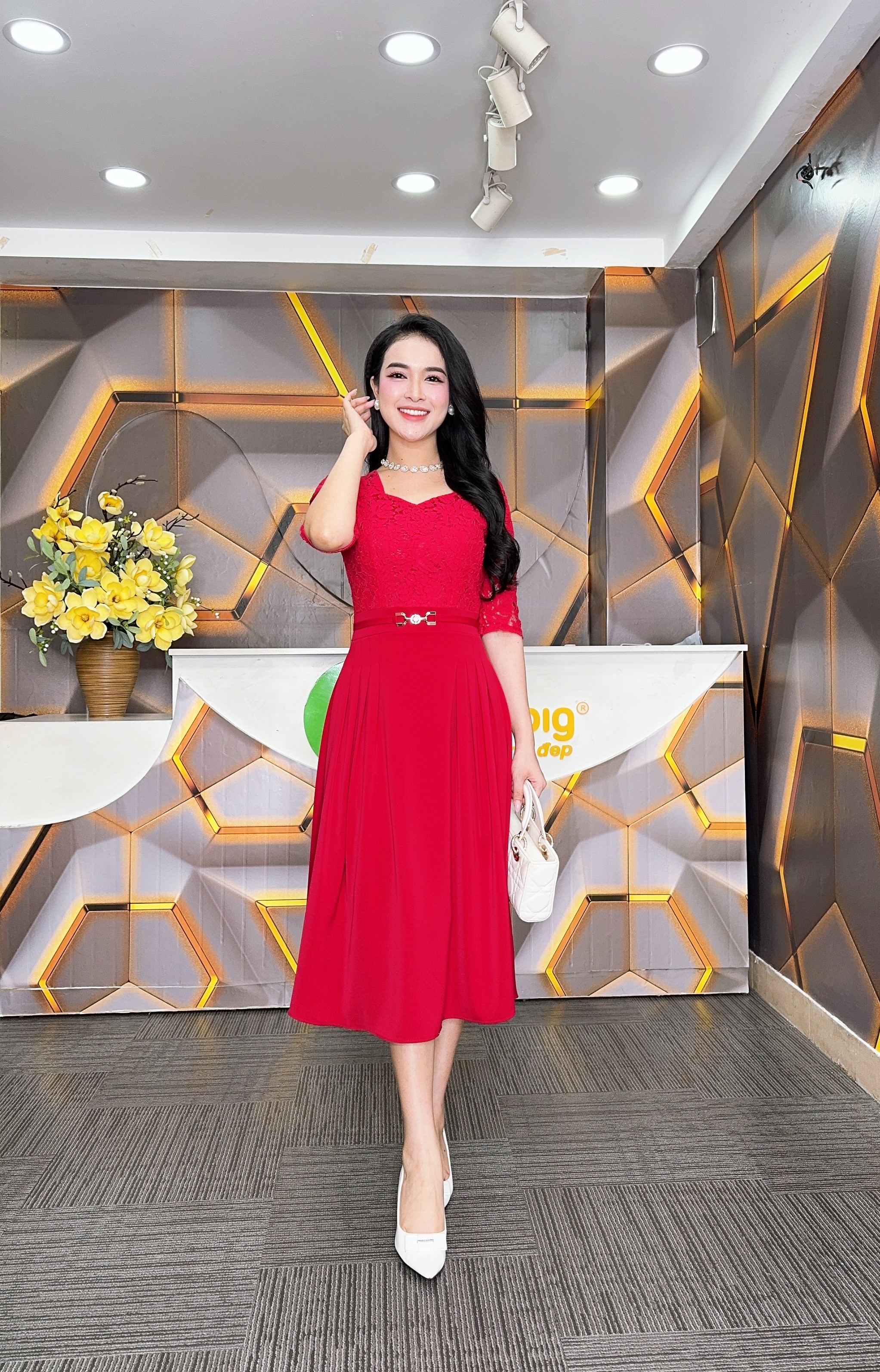 Đầm xòe - Y1793 - Thương hiệu Zonbig