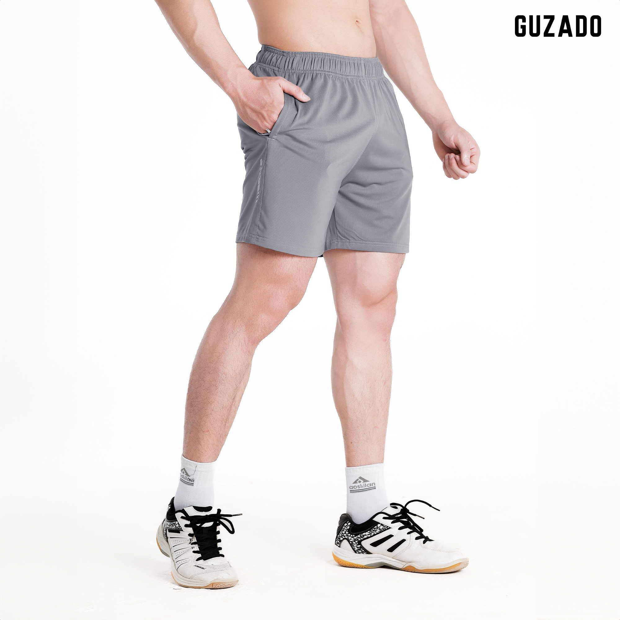 Quần Short Thế Thao GUZADO Chất Liệu Thun Lạnh GSR10_thumbnail_10