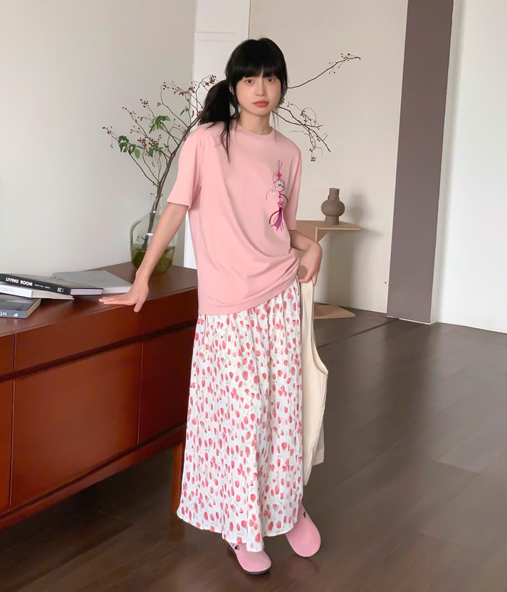 Áo thun nữ tết form vừa regular vải cotton 4c thoáng mát 1815 Miucho in basic_thumbnail_2