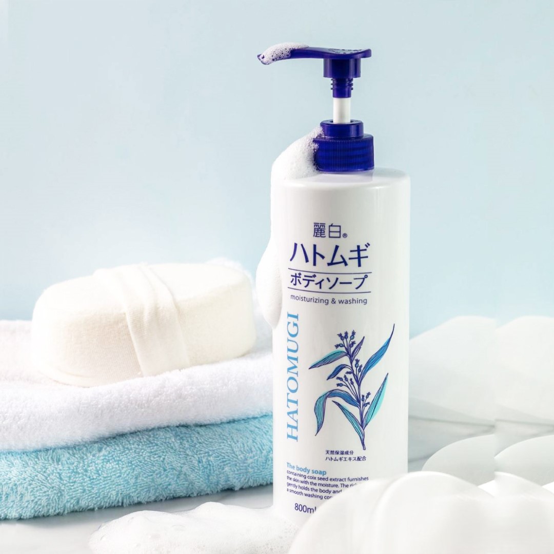 Sữa tắm sáng da HATOMUGI 800ml_thumbnail_5