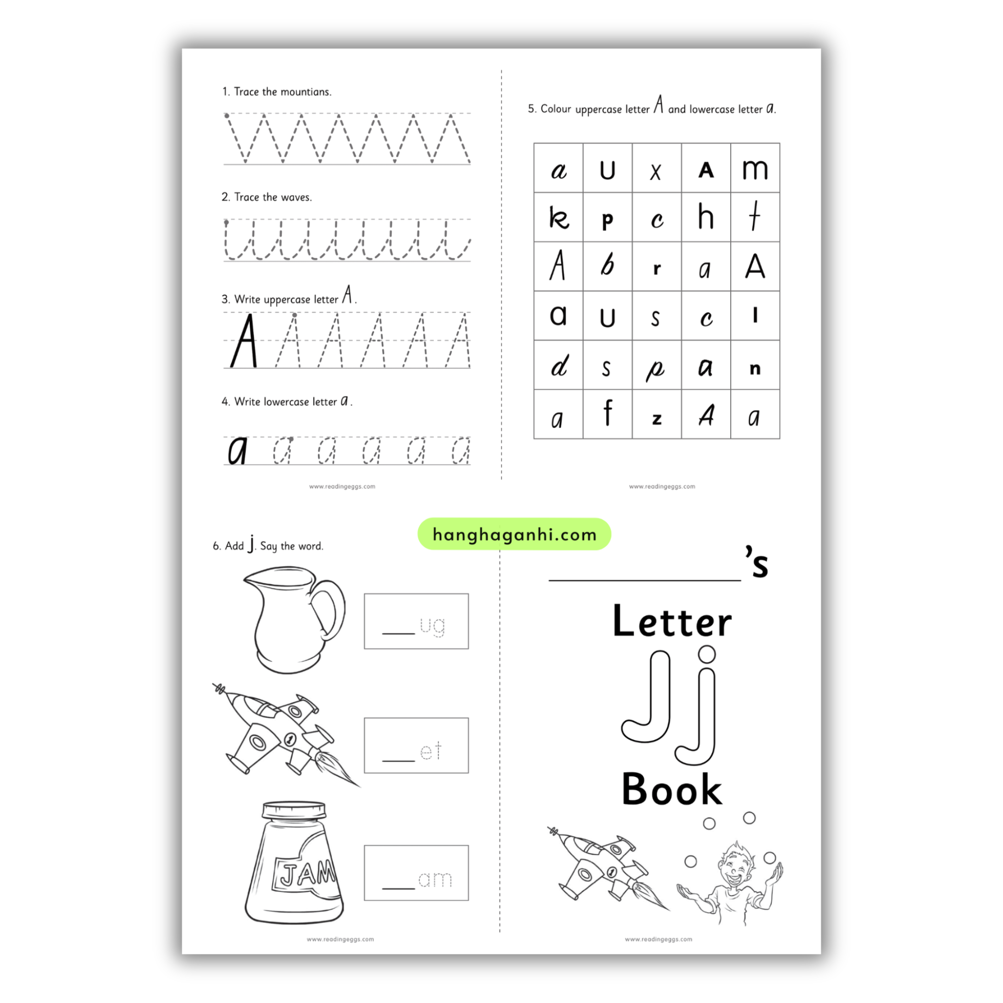 Reading Eggs Alphabet Grade K, Sách học bảng chữ cái cho bé mầm non Tiếng Anh_thumbnail_2