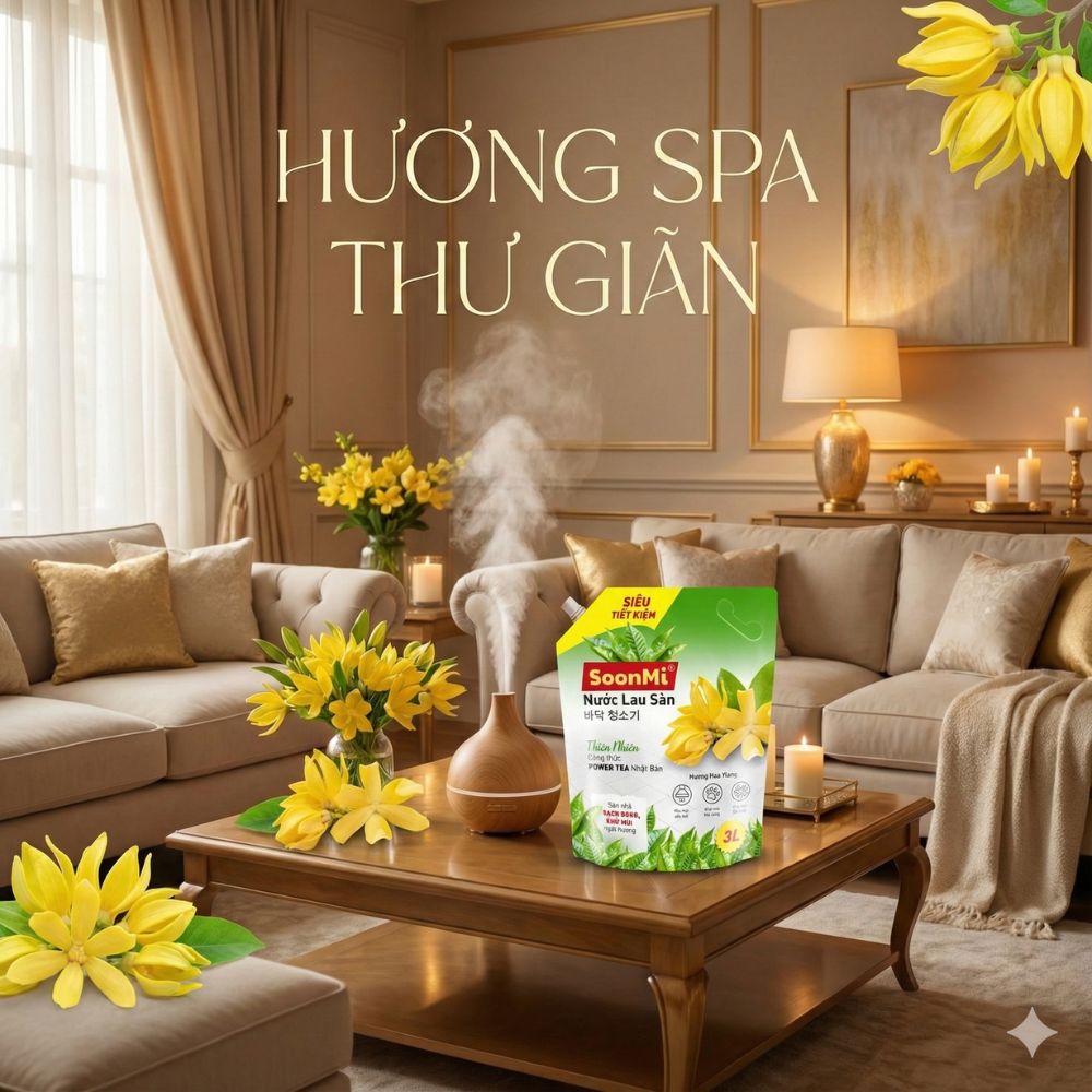 Nước lau sàn hương hoa Ylang Soonmi 3 Lít_thumbnail_6
