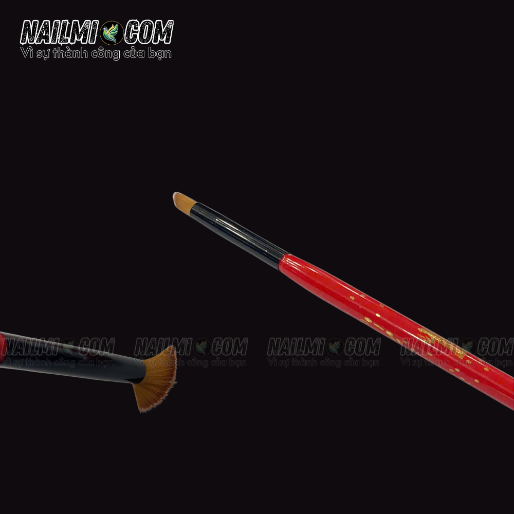 Cọ ombre - đầu tròn xiên - cung đình - cán gỗ_thumbnail_1