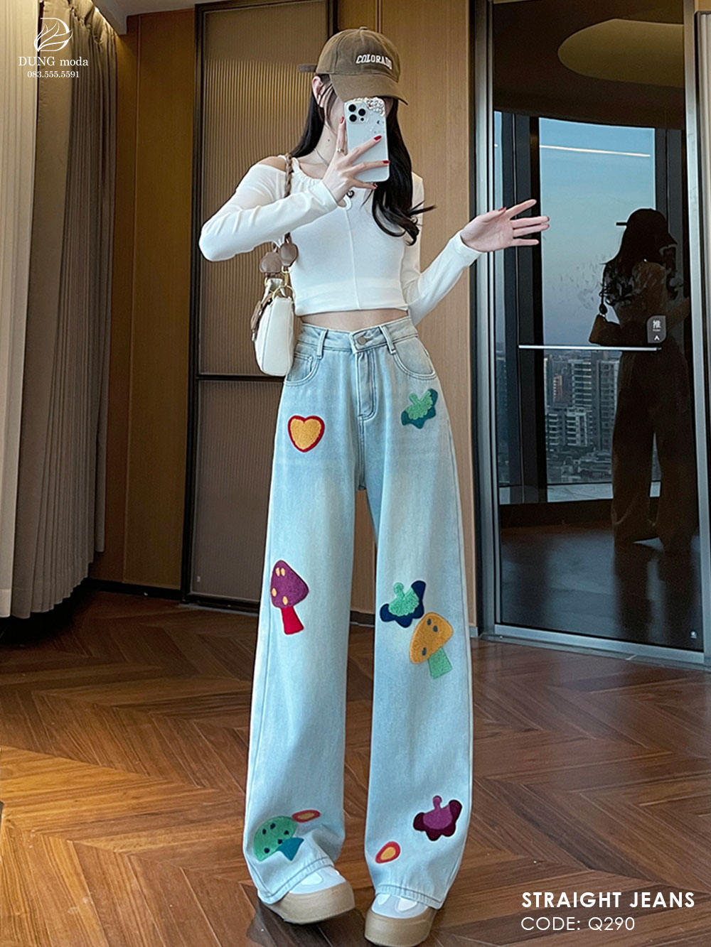 Quần Jean Suông DungModa Q290 8898_thumbnail_3