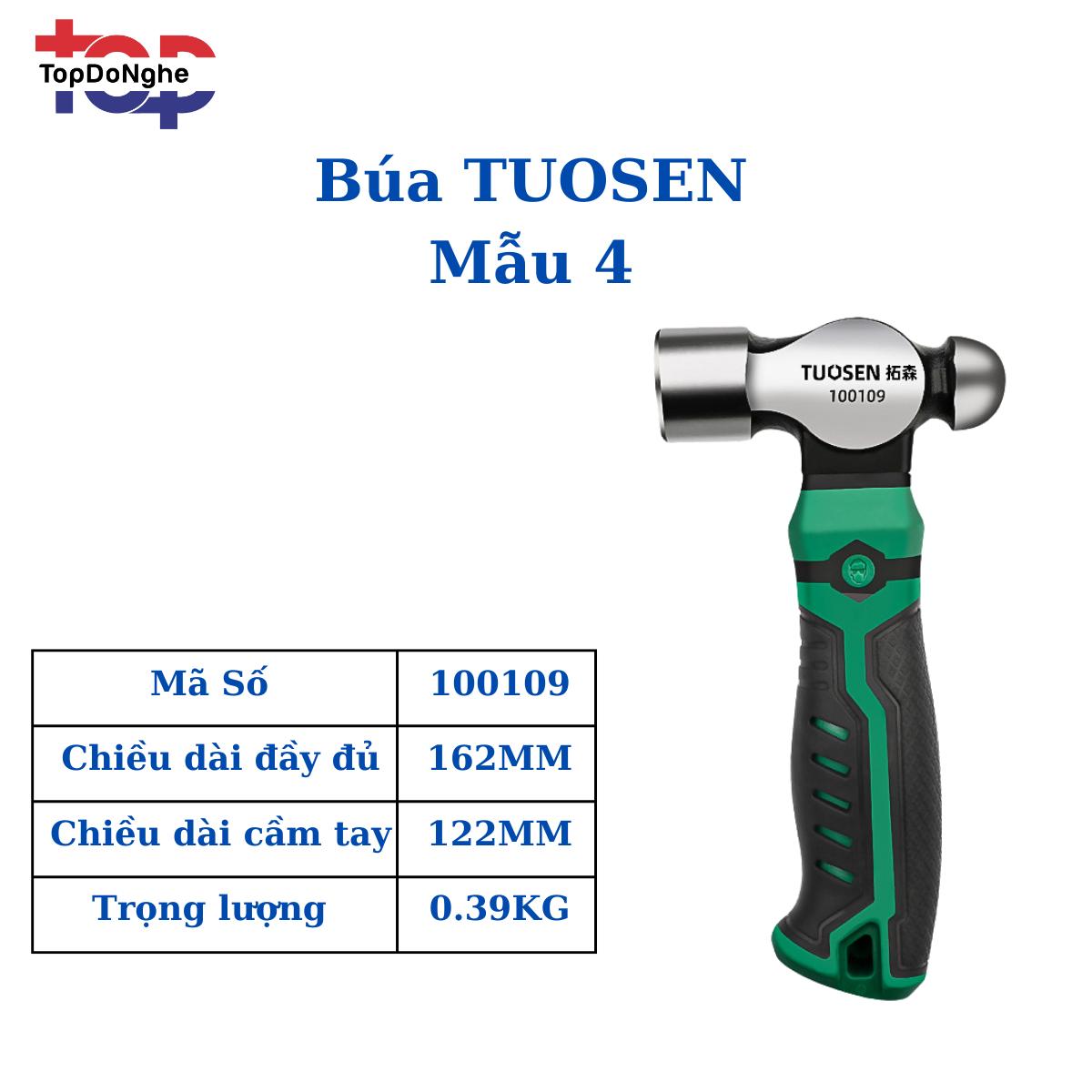 Búa lùn mini nhỏ gọn TUOSEN cầm tay đóng đinh nhổ đinh đúc nguyên 0,25kg_thumbnail_2