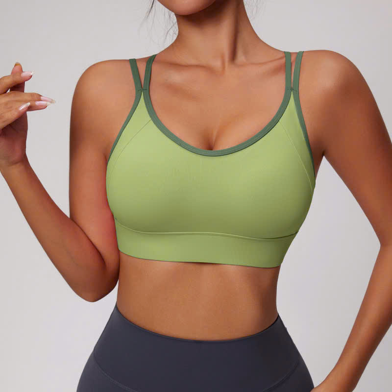 Áo Lót Thể Thao Tập Gym Yoga Nữ Yumiisport Áo Bra Hai Dây Cài Khoá Phối Màu Nâng Ngực Không Gọng Vải Co Giãn Sẵn Mút_thumbnail_6