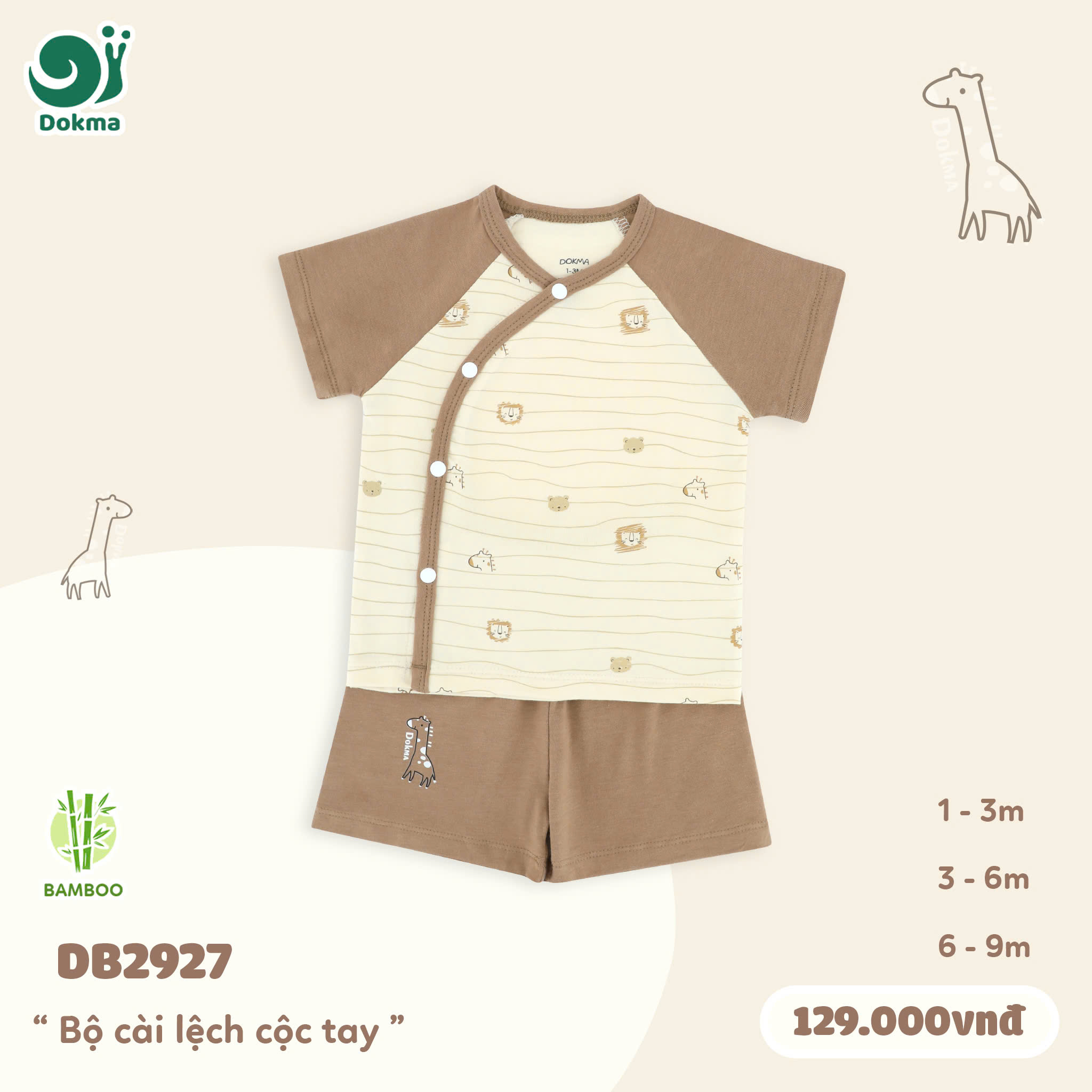 Bộ cài lệch cộc tay DB2927