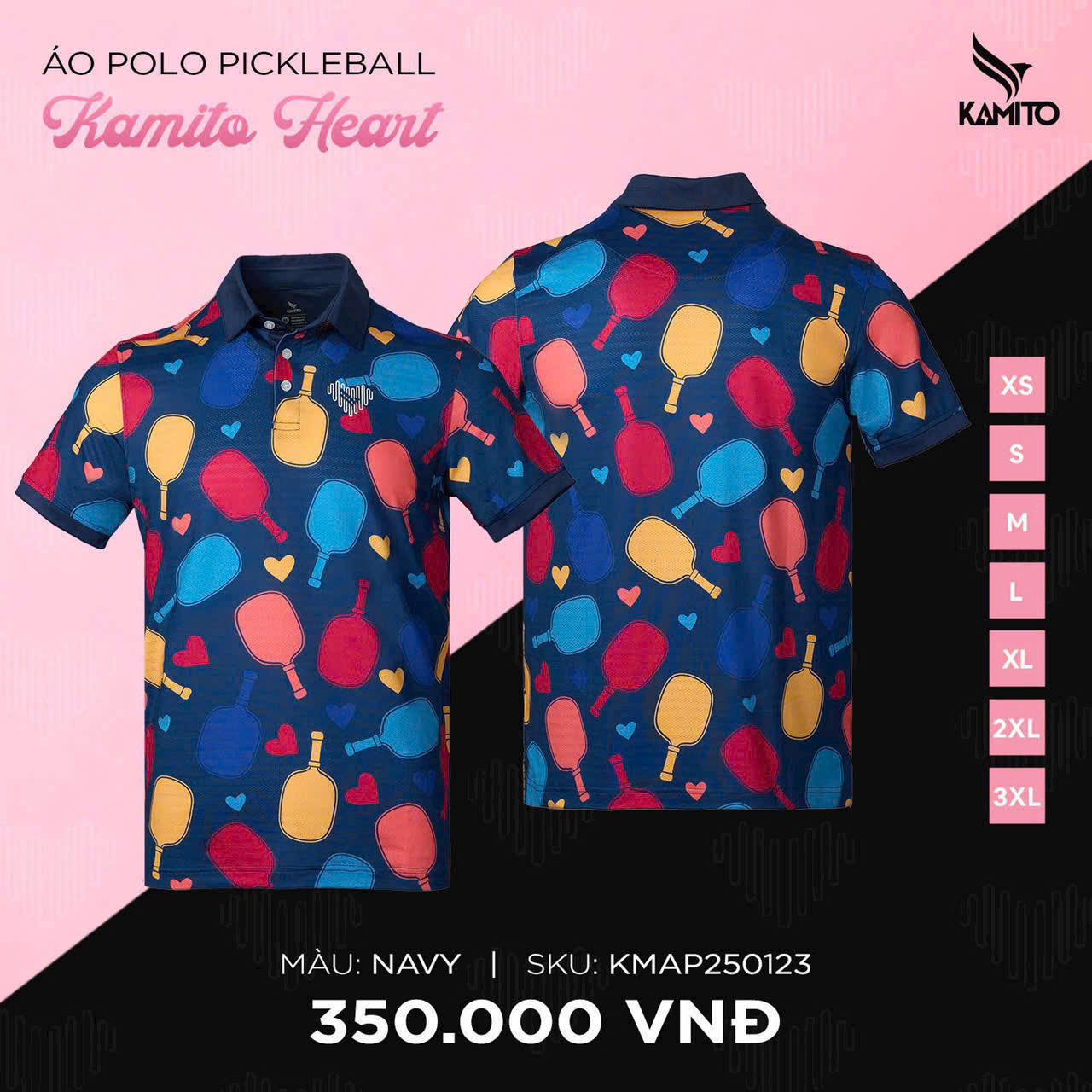 ÁO T-SHIRT PICKLEBALL KAMITO HEART_thumbnail_2