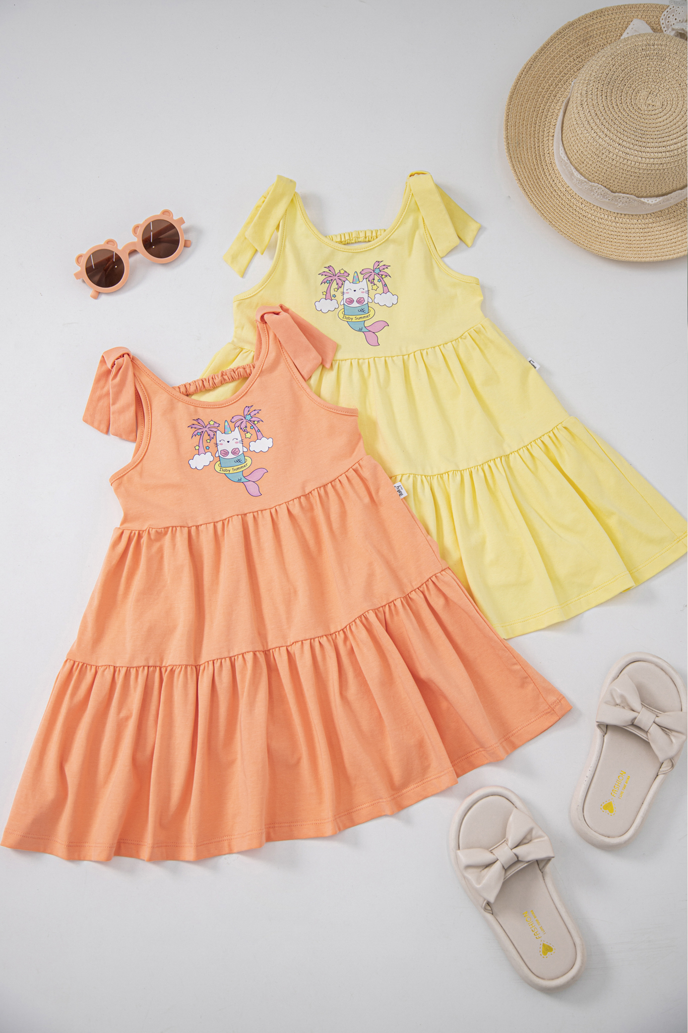 Váy hai dây nơ vai cutout lưng_thumbnail_1