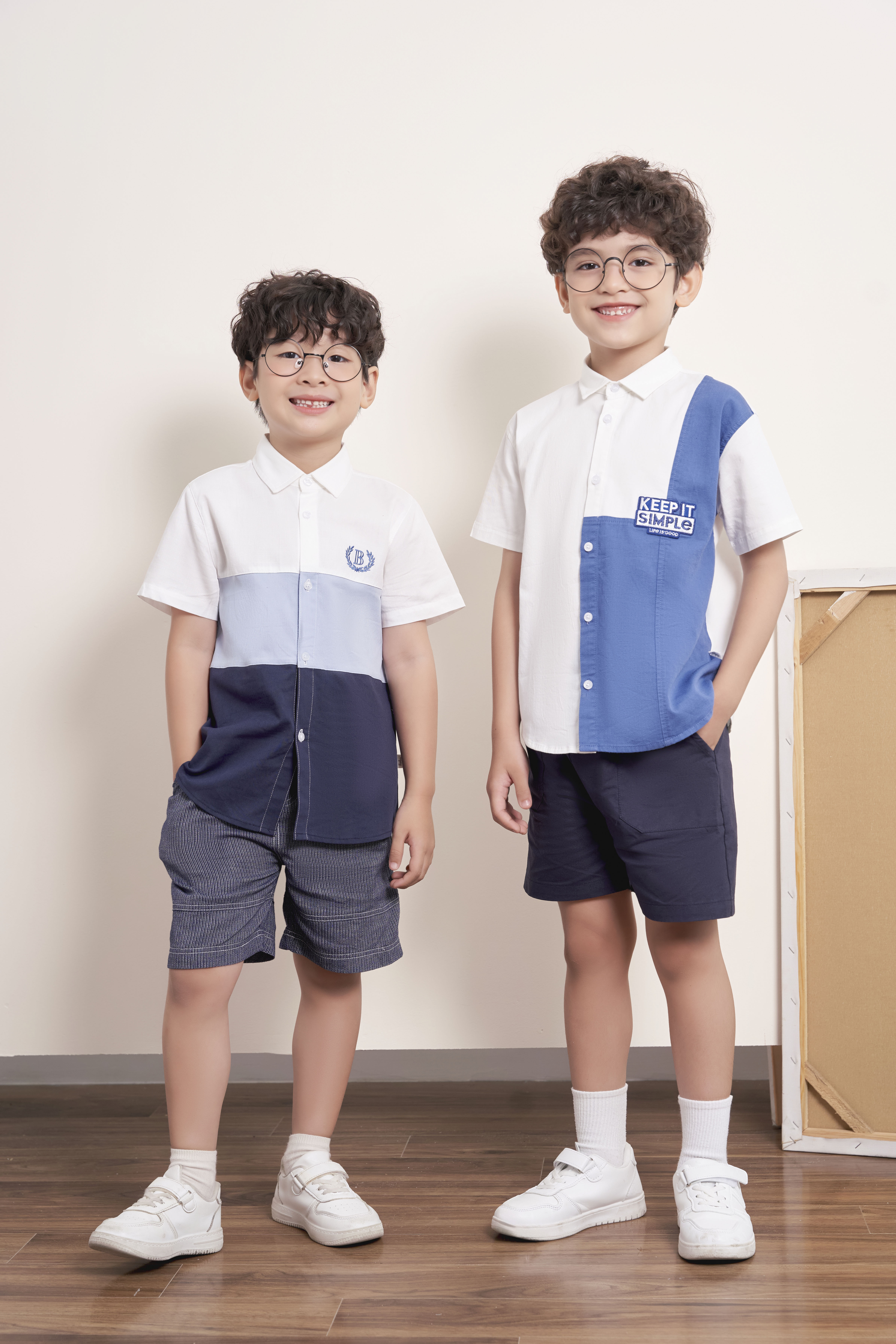 Áo sơ mi cộc tay phối ba màu_thumbnail_6