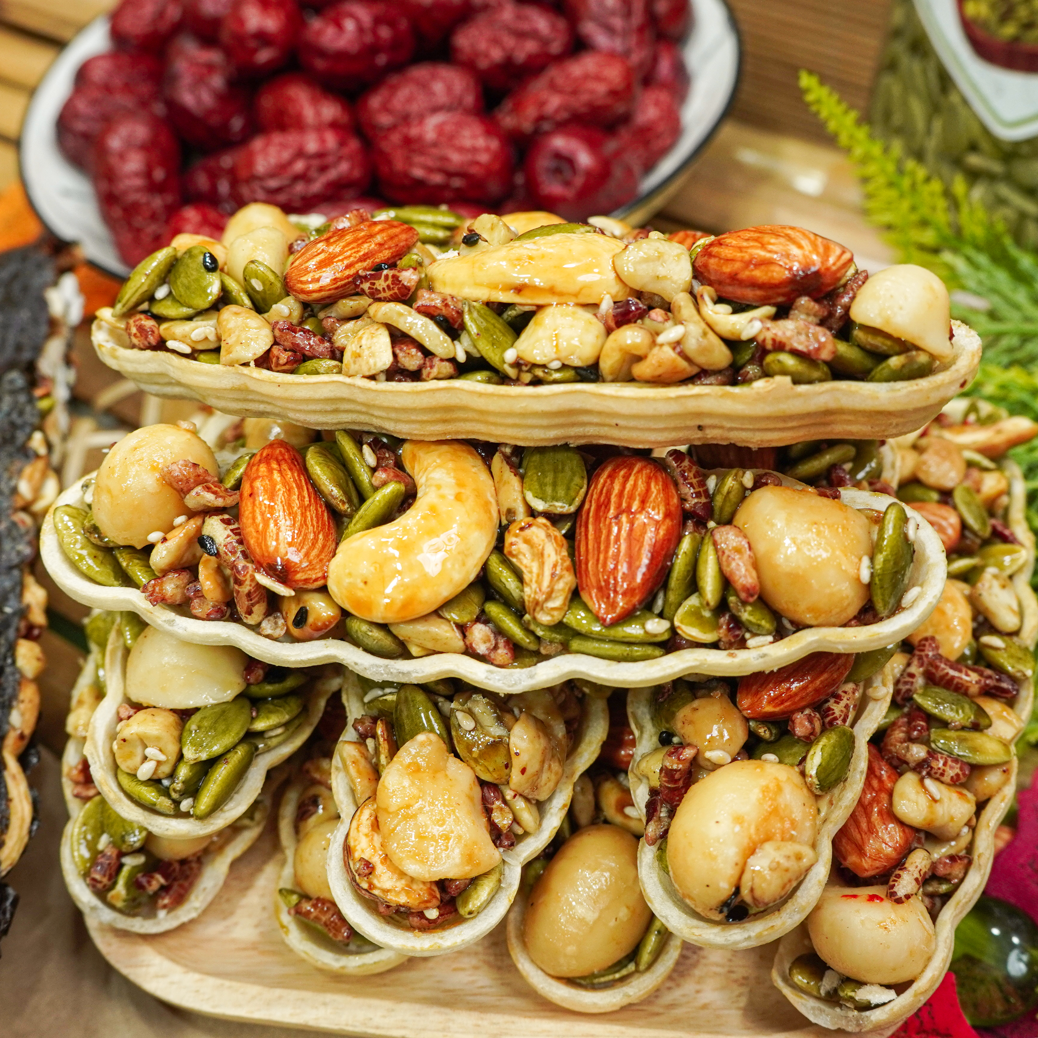 Bánh Thuyền Mix Hạt Mana - Túi zip 500g