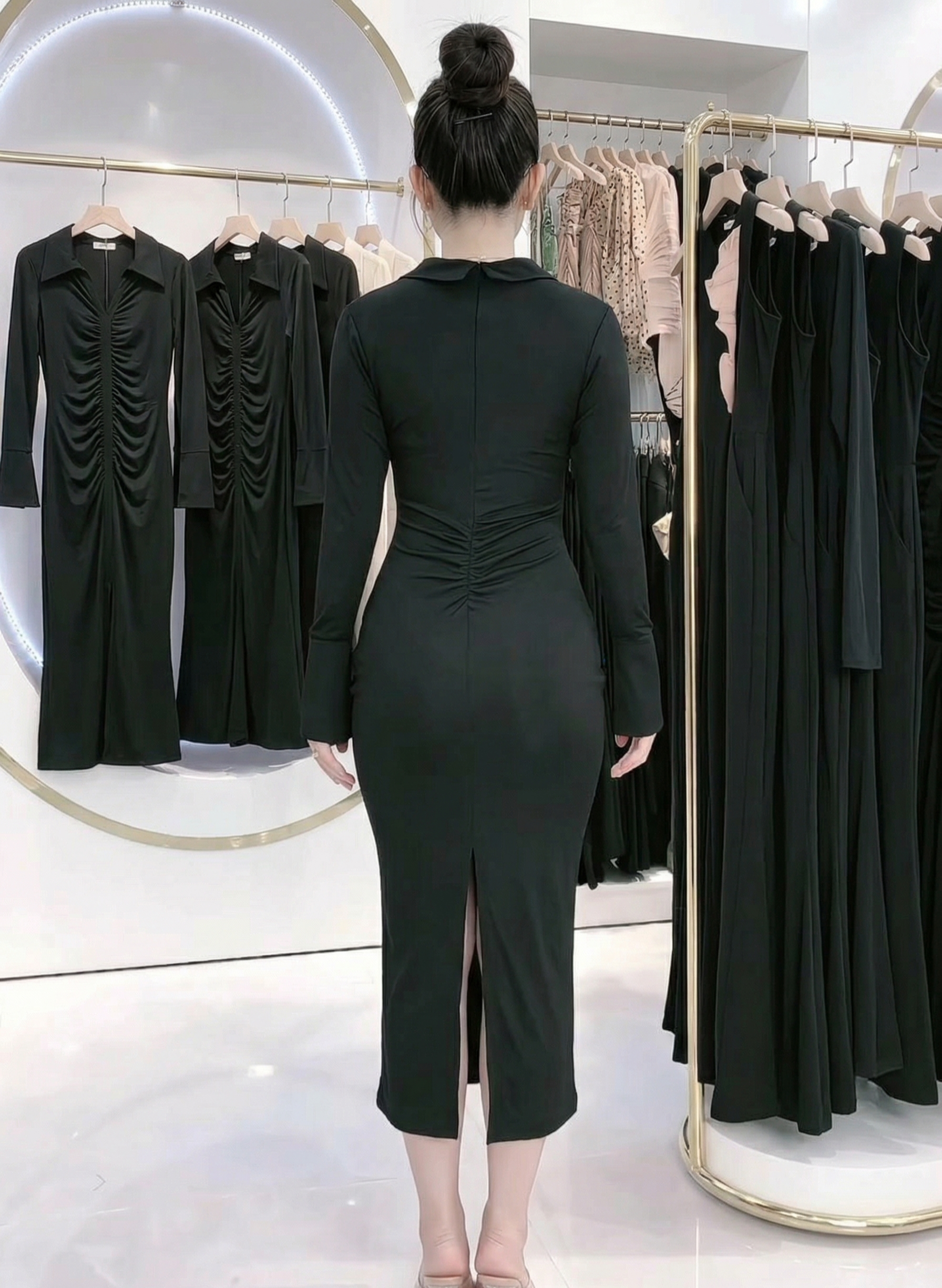 Đầm body thiết kế dáng maxi_thumbnail_6