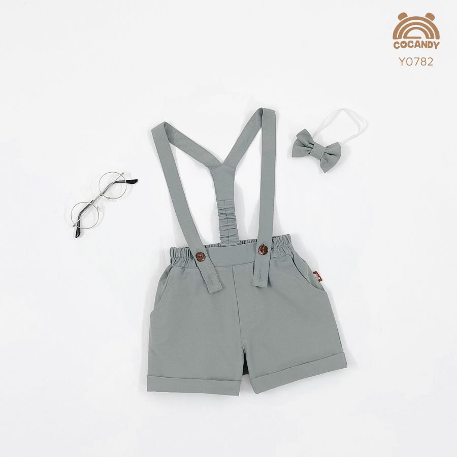 Yếm quần cộc GHI quai chun kèm nơ_thumbnail_3