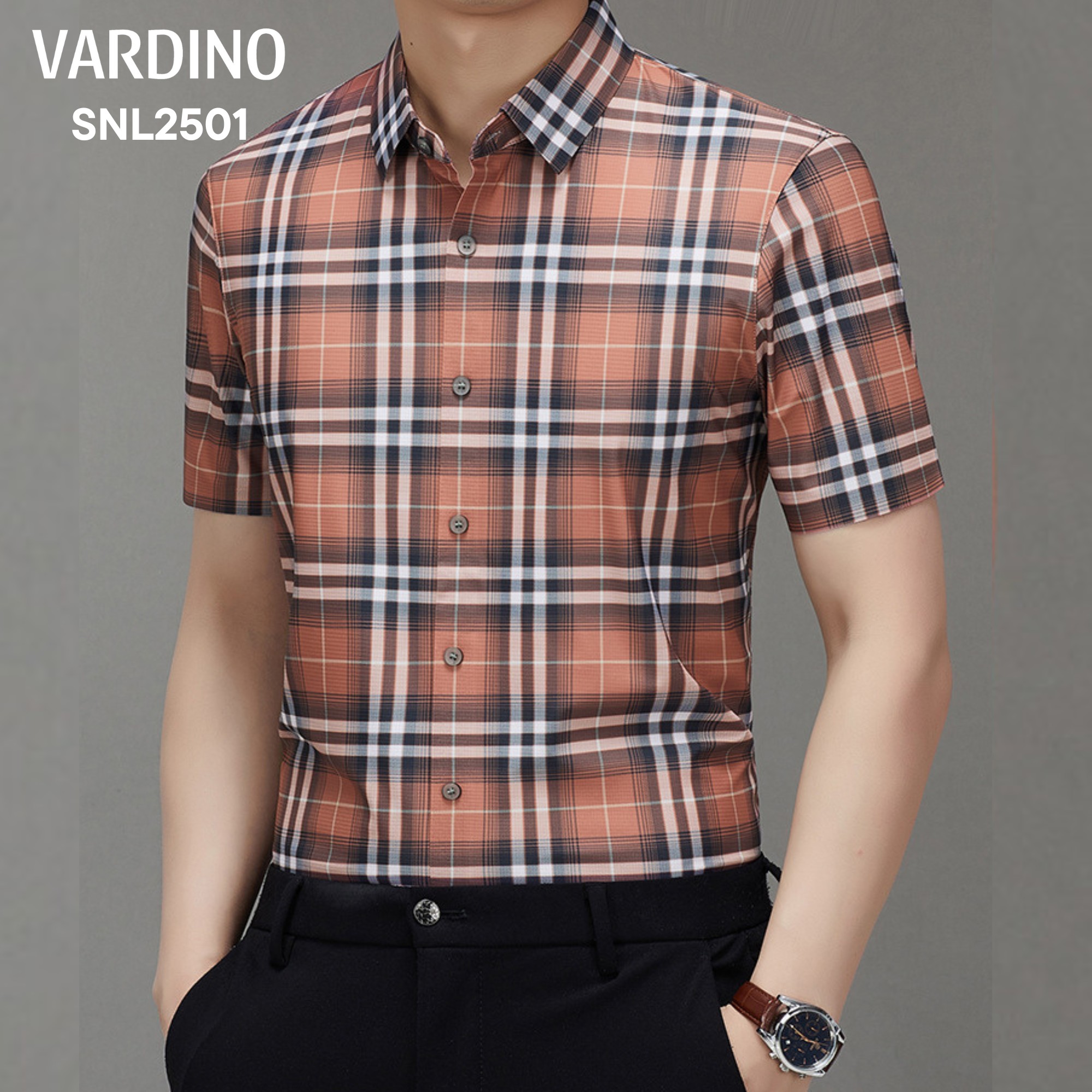 Áo sơ mi nam Vardino SNL2501
