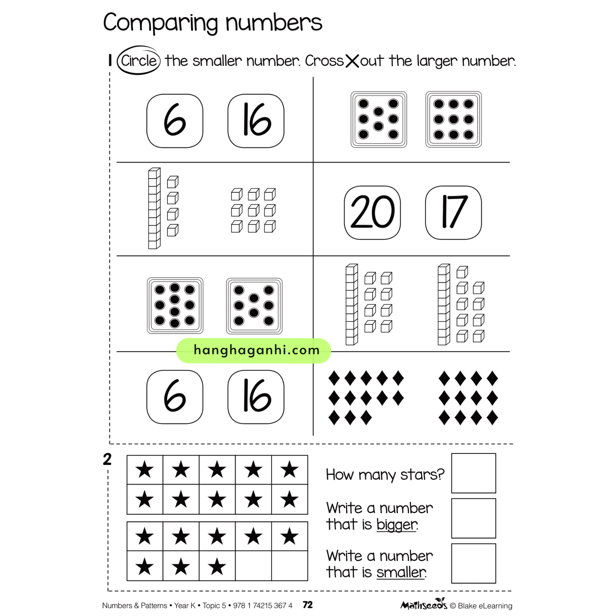 Reading Eggs Numbers and Patterns Grade K, Sách Toán học, tìm quy luật cho bé mầm non Tiếng Anh_thumbnail_4