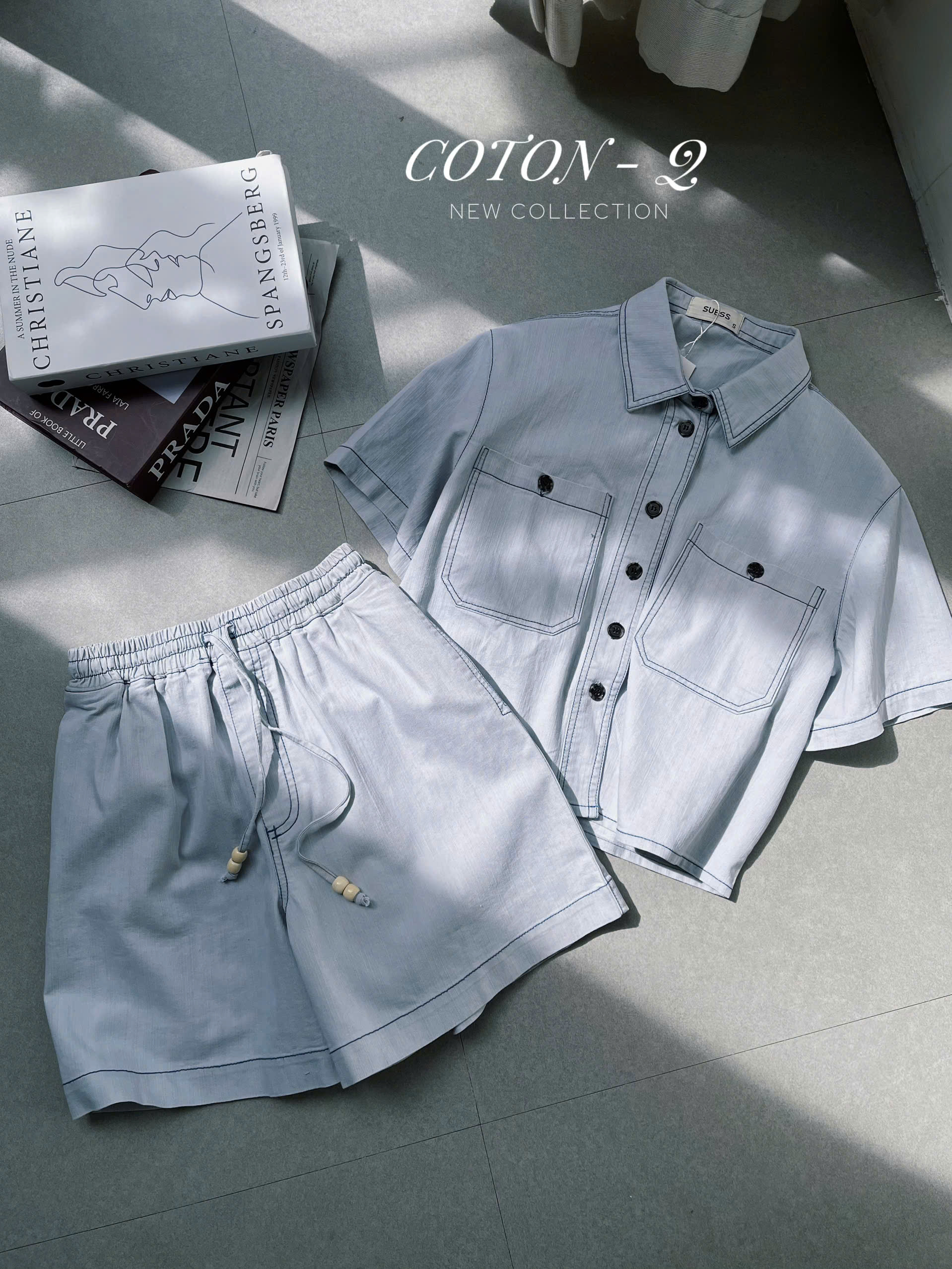 Set bộ ngắn Coton Q lưng thun_thumbnail_4