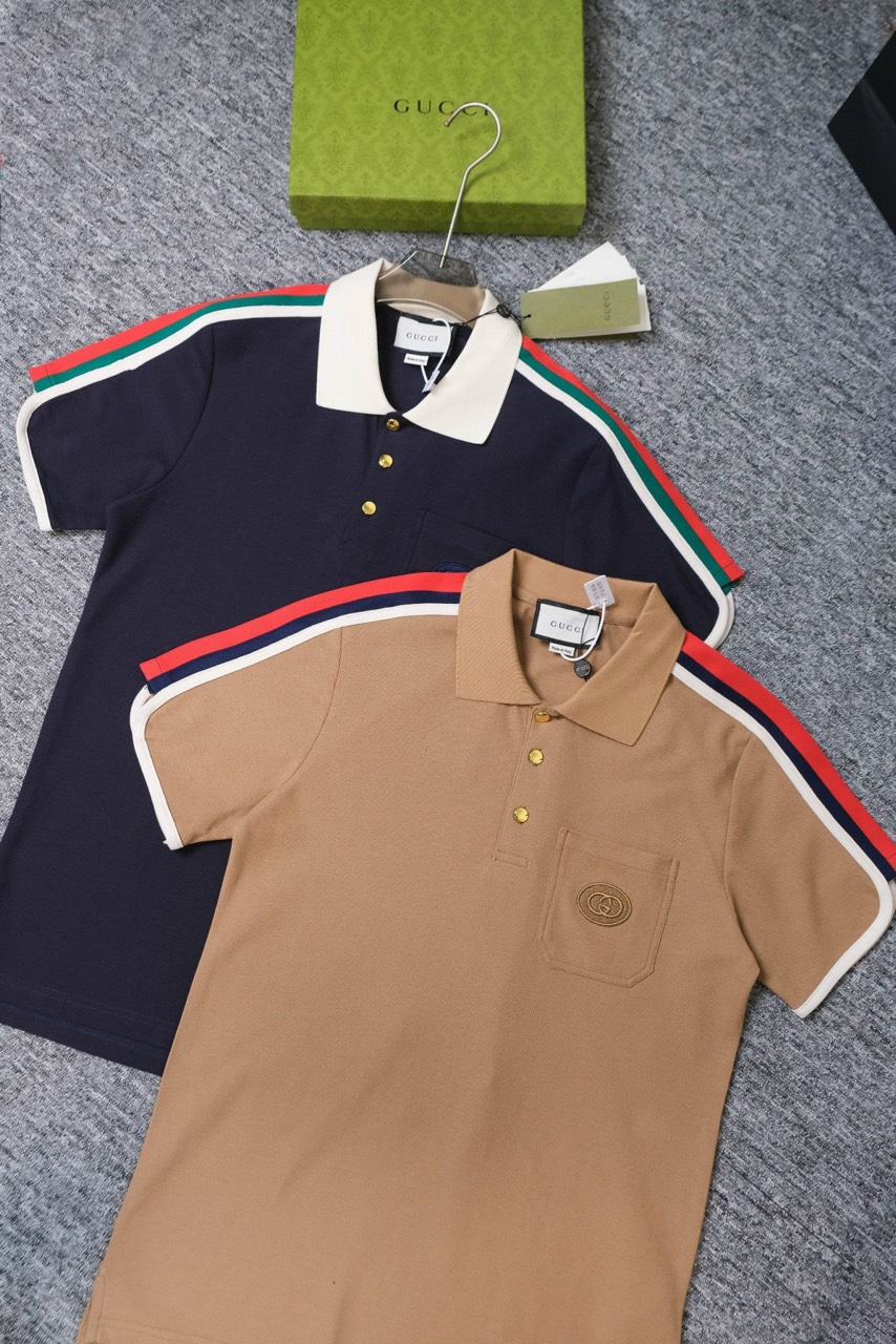 POLO GC Cotton Jersey Viền Tay - Khuy Vàng_thumbnail_7