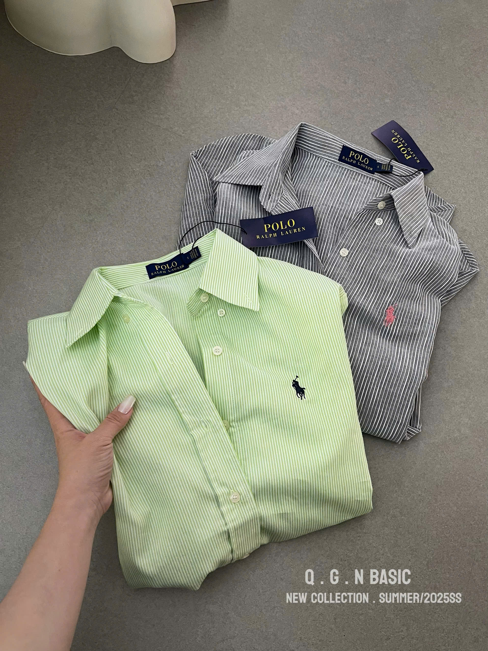 Áo sơmi polo tay dài ( XANH )_thumbnail_10