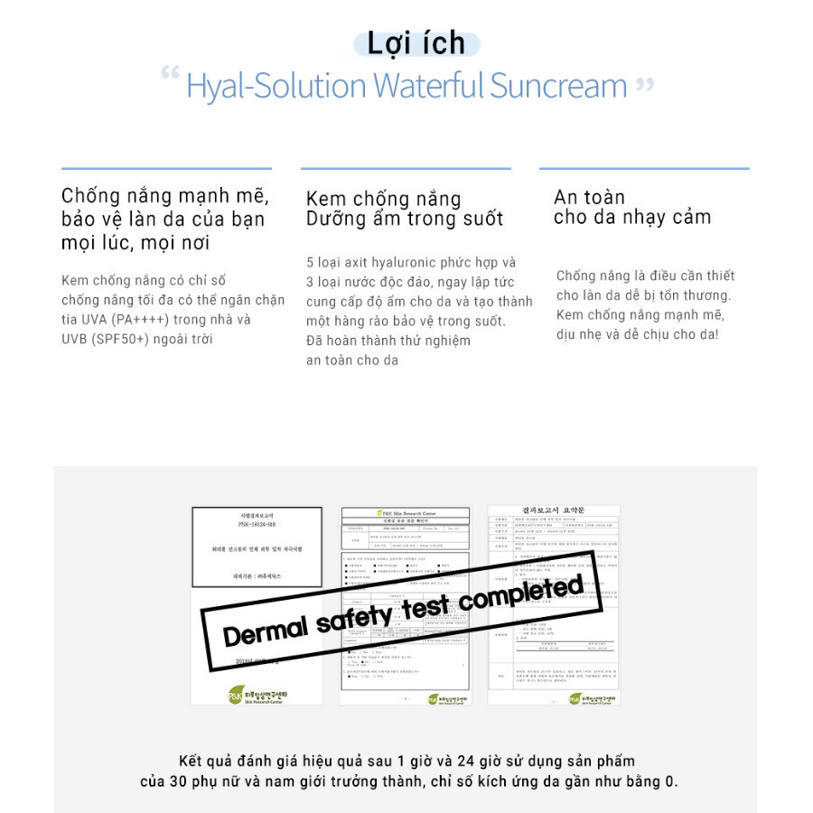 Kem Chống Nắng Vượt Trội, Dưỡng Ẩm, Ngăn Ngừa Lão Hóa Elravie Hyal Solution Waterful Suncream 45ml_thumbnail_7