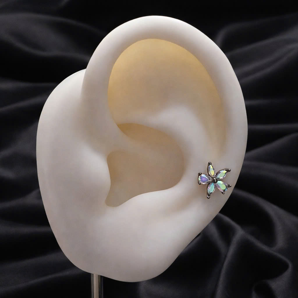 Khuyên kiểu hoa 7 màu cánh không đều bi vặn_thumbnail_3