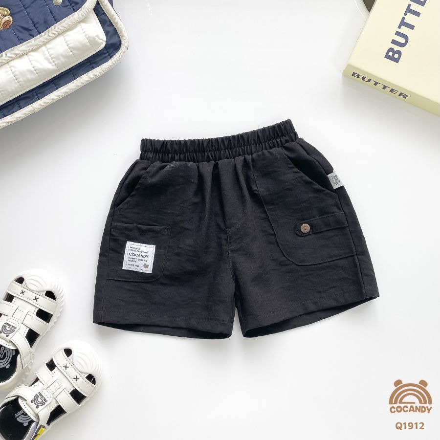 Quần cộc ĐEN túi COCANDY